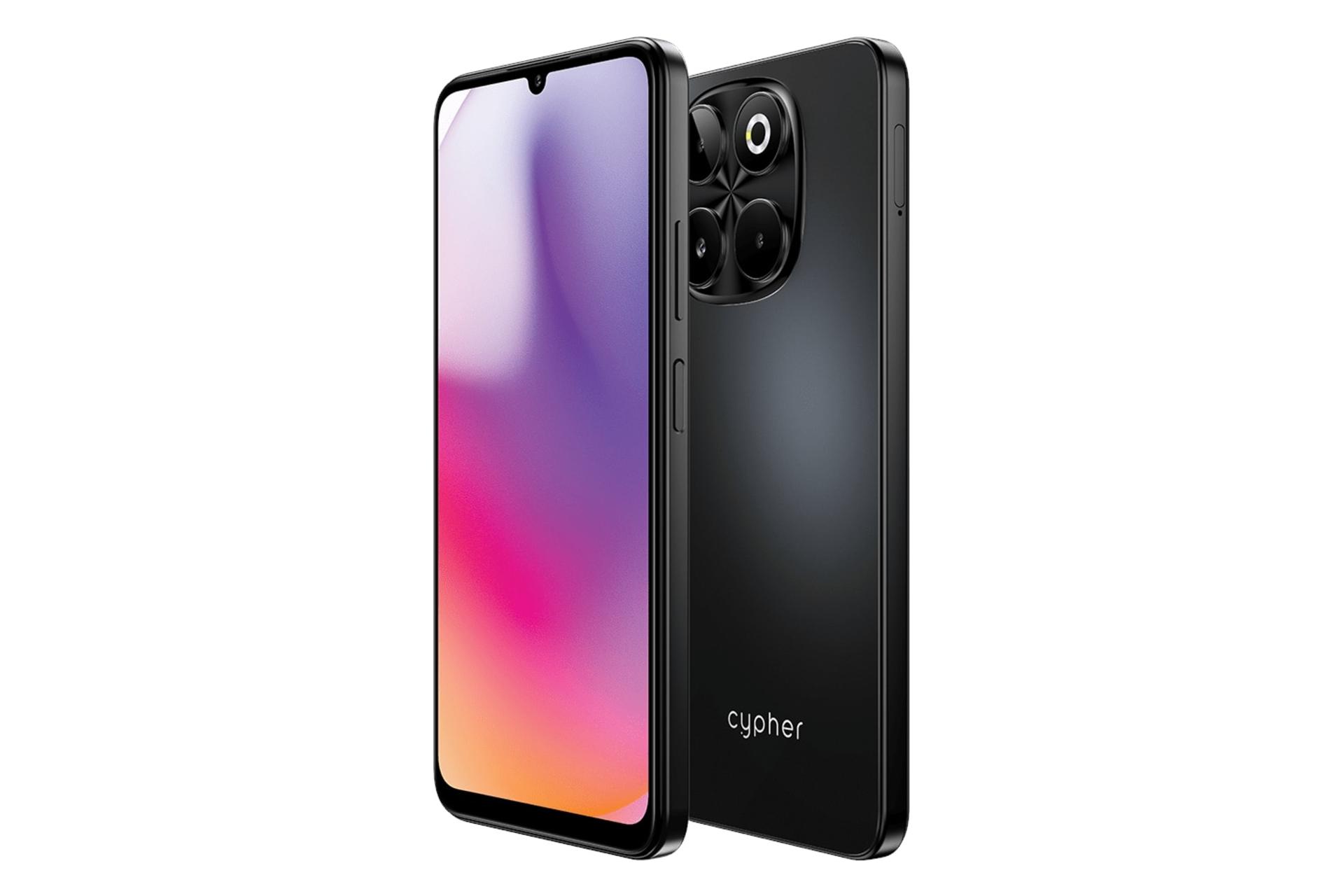 نمای جانبی گوشی موبایل سایفر Cypher C20 مشکی