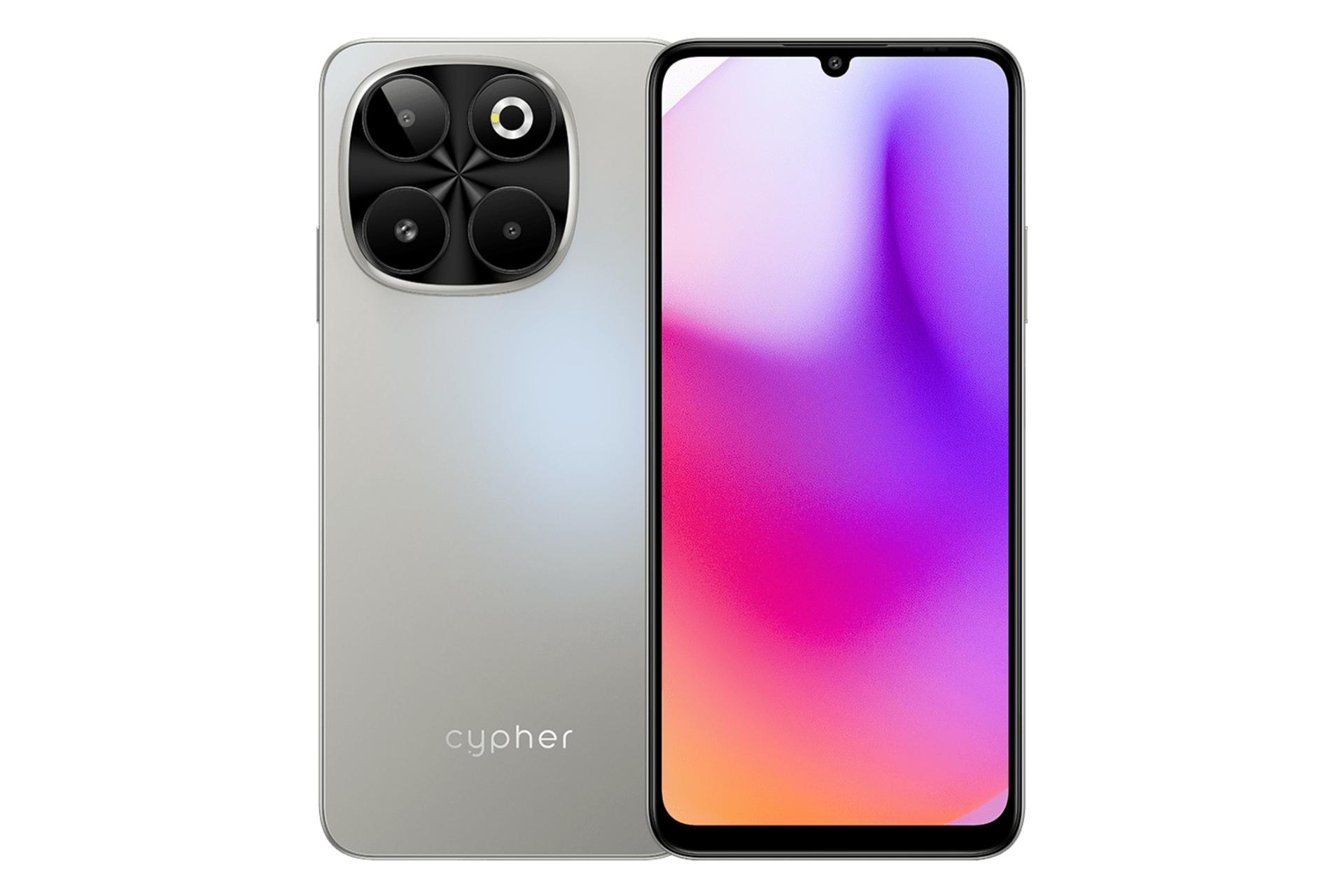 پنل جلو و پشت گوشی موبایل سایفر Cypher C20 تیتانیوم