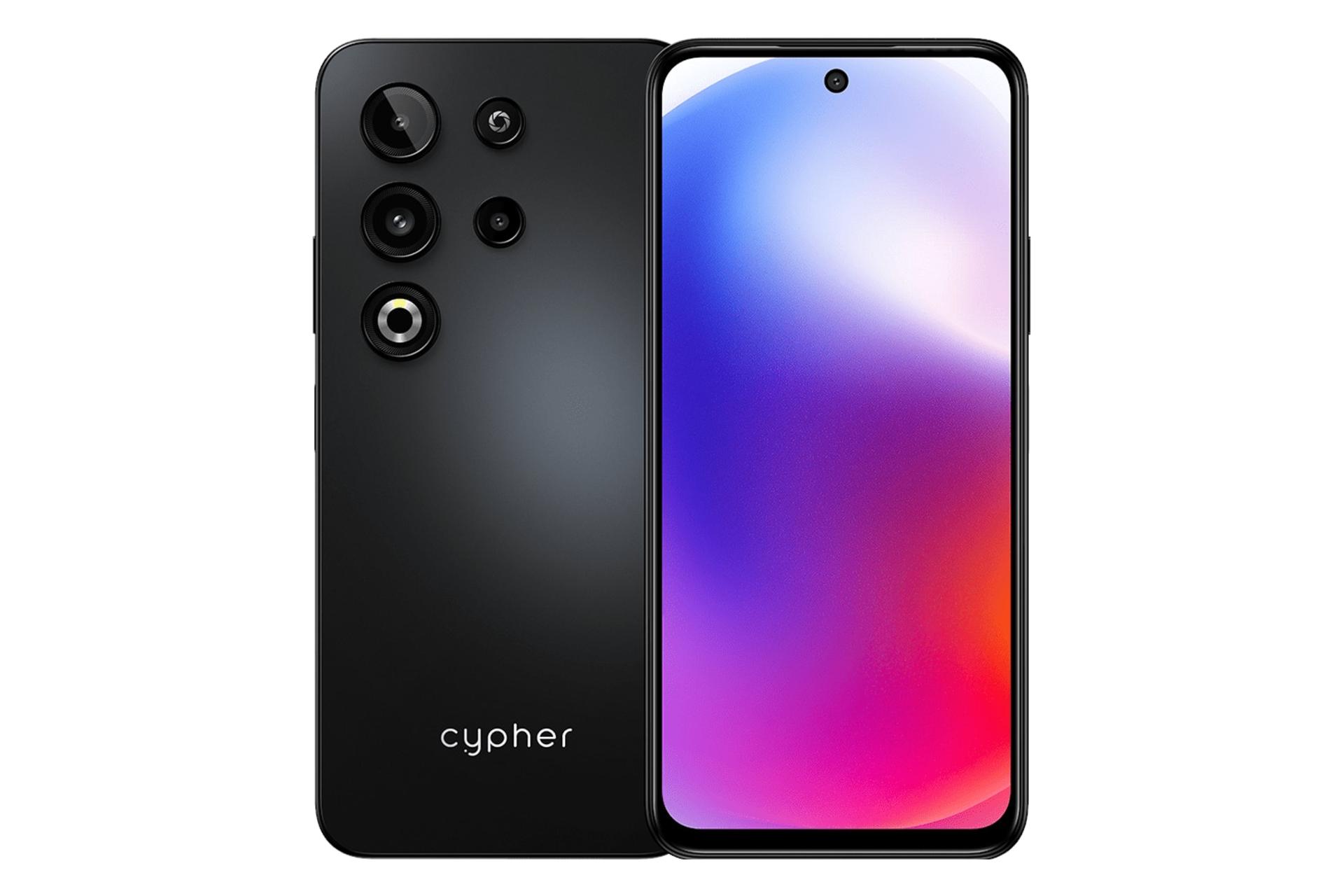 پنل جلو و پشت گوشی موبایل سایفر Cypher C50 مشکی