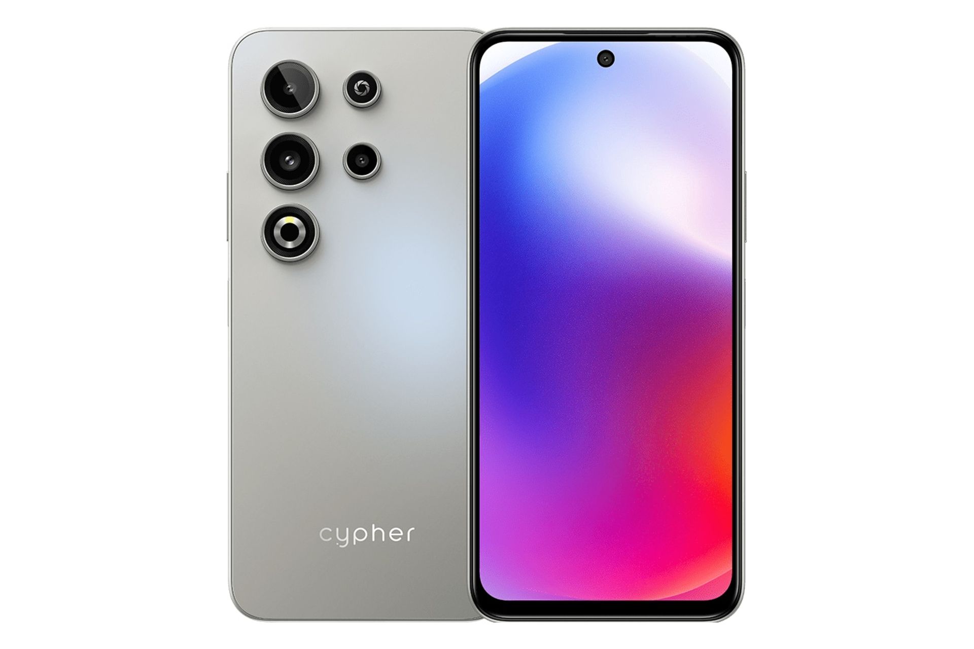 پنل جلو و پشت گوشی موبایل سایفر Cypher C50 تیتانیوم