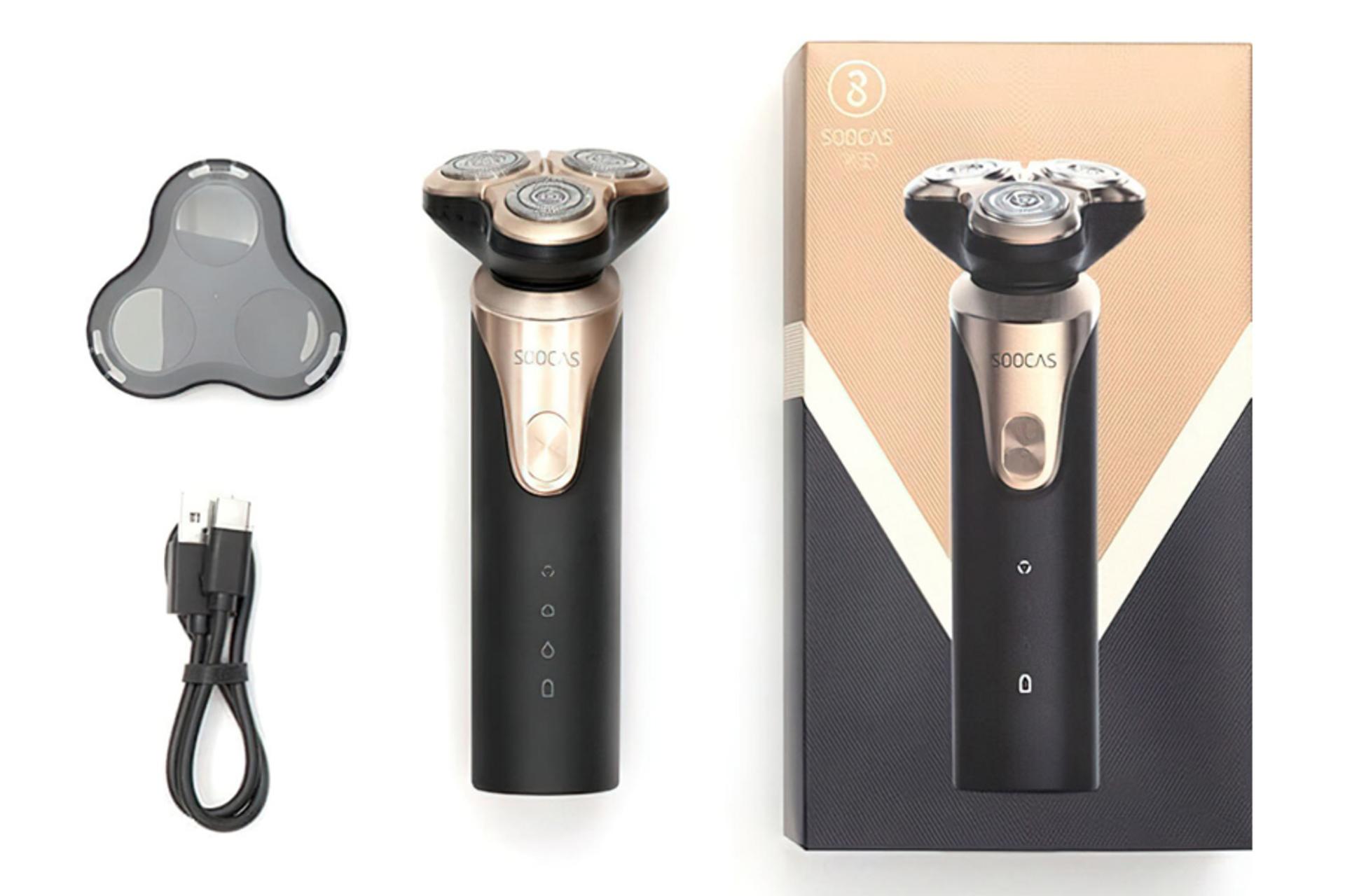 اقلام همراه ماشین اصلاح و ریش تراش شیائومی Soocas S3