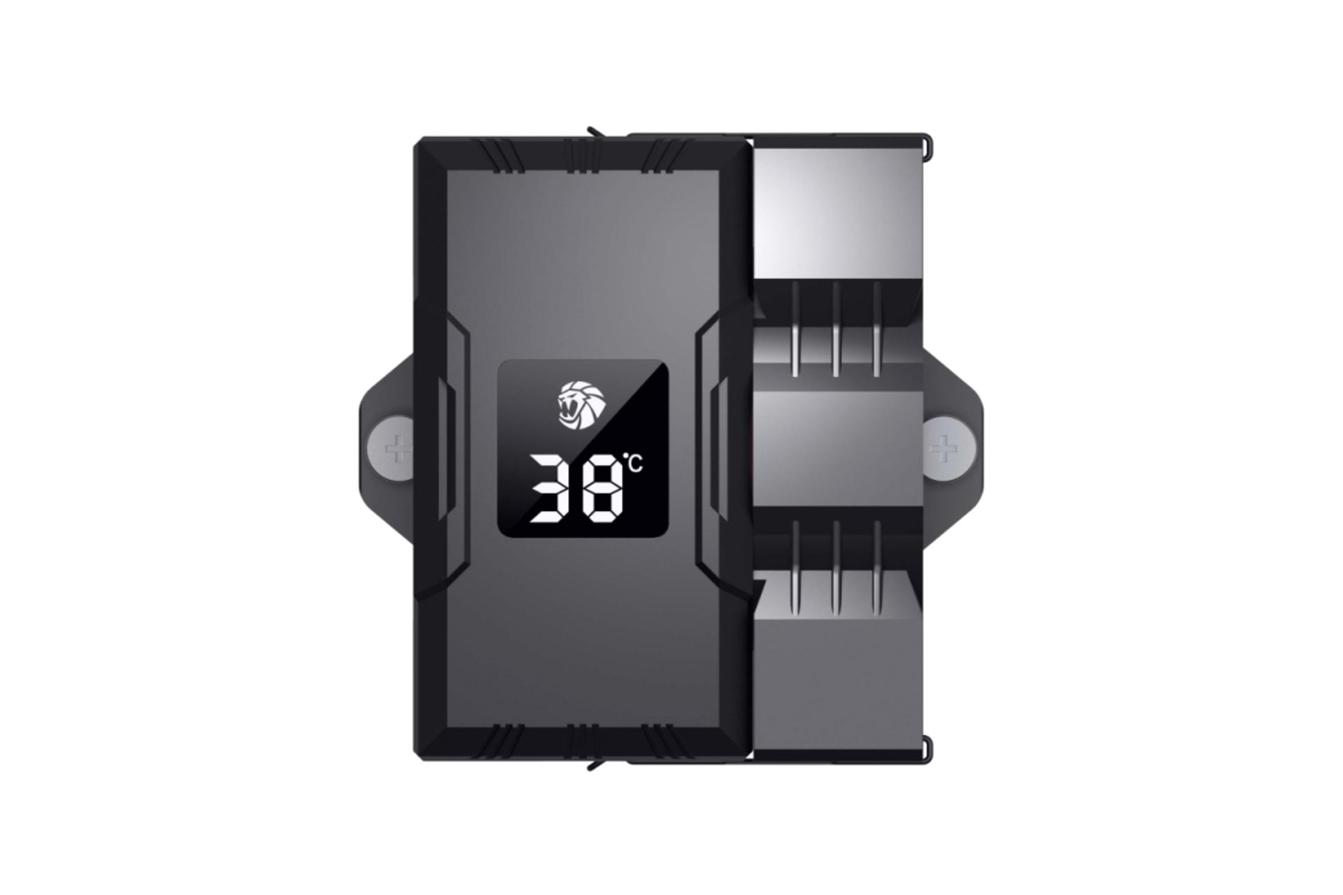 خنک کننده پردازنده گیم مکس Gamma 90 Digital BK نمای بالا