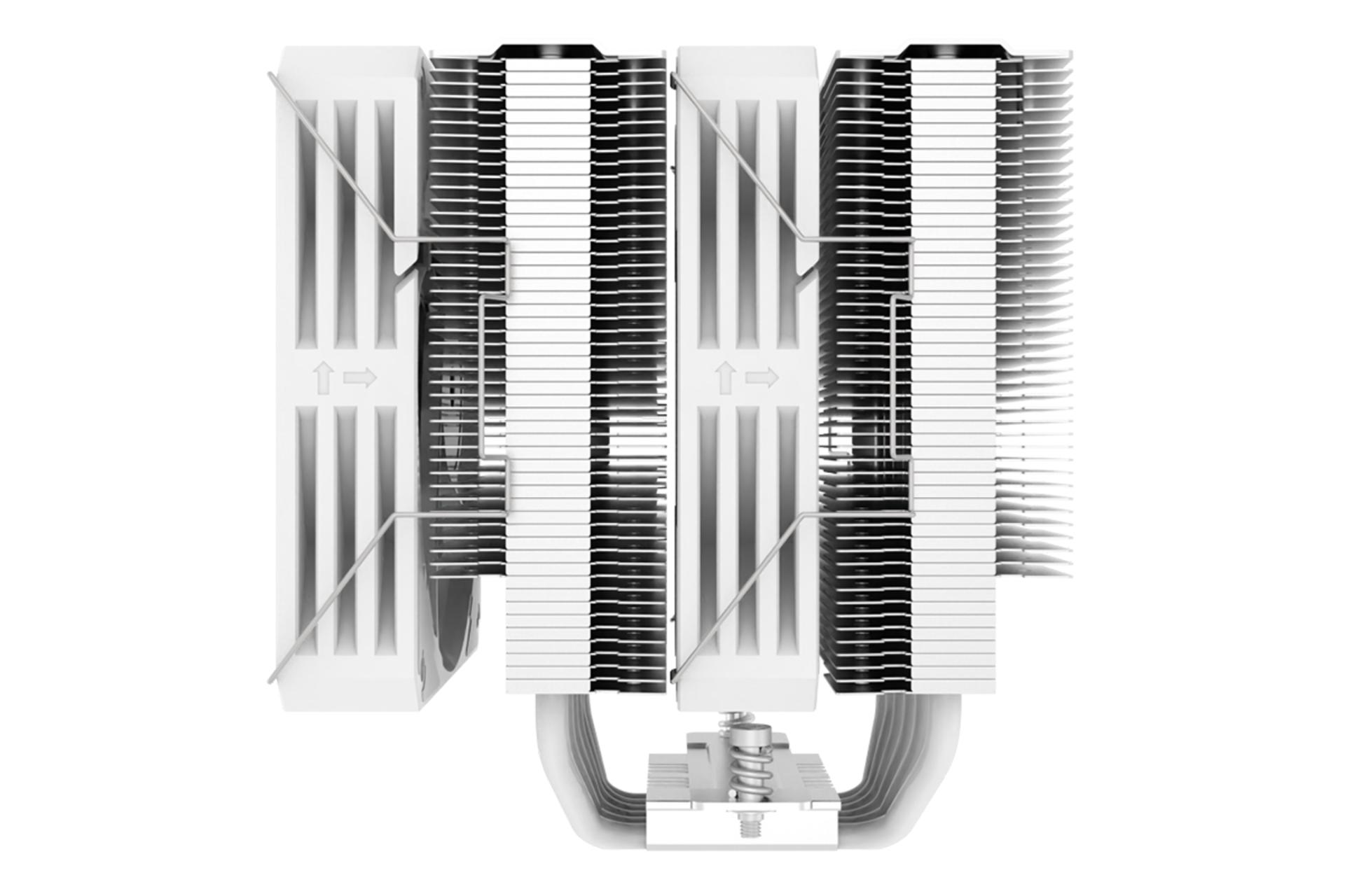 نمای کنار خنک کننده پردازنده گیم مکس Twin 600 WH