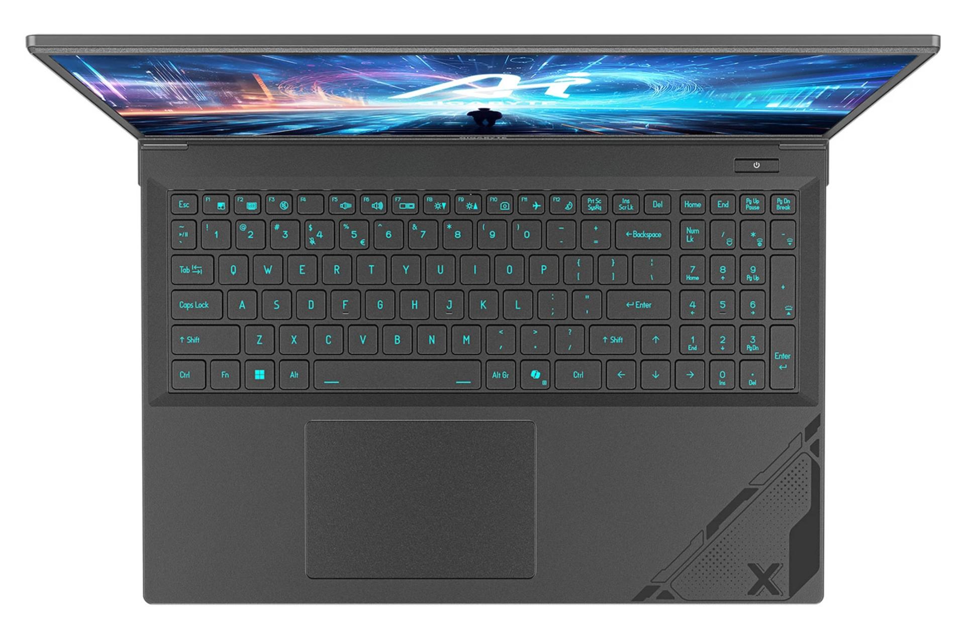 لپ تاپ G6X 9MG گیگابایت - Core i7-13650HX RTX 4050 16GB 1TB نمای بالا