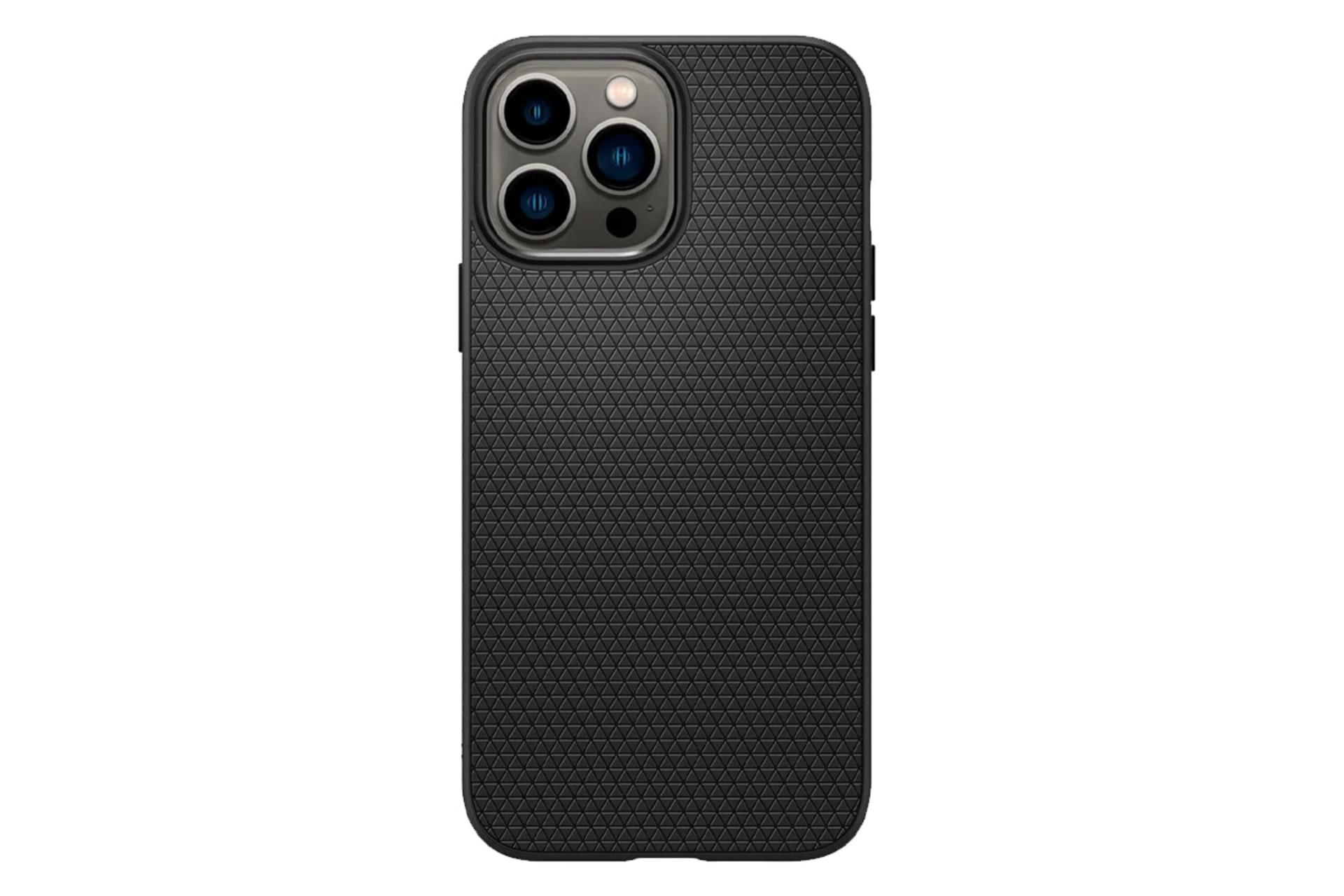 نمای پشت قاب گوشی اسپیگن مدل Liquid Air مناسب اپل iPhone 13 Pro Max