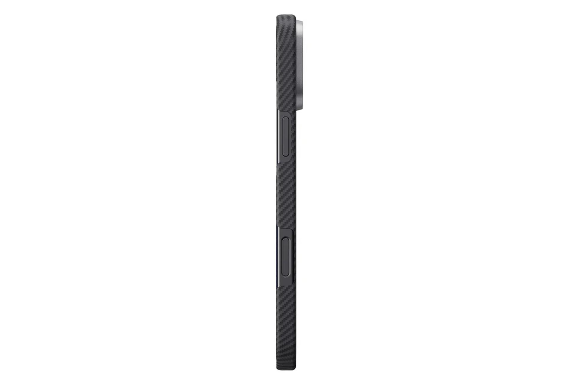 نمای کنار قاب گوشی پیتاکا مدل Ultra-Slim Case 600D مناسب اپل iPhone 16