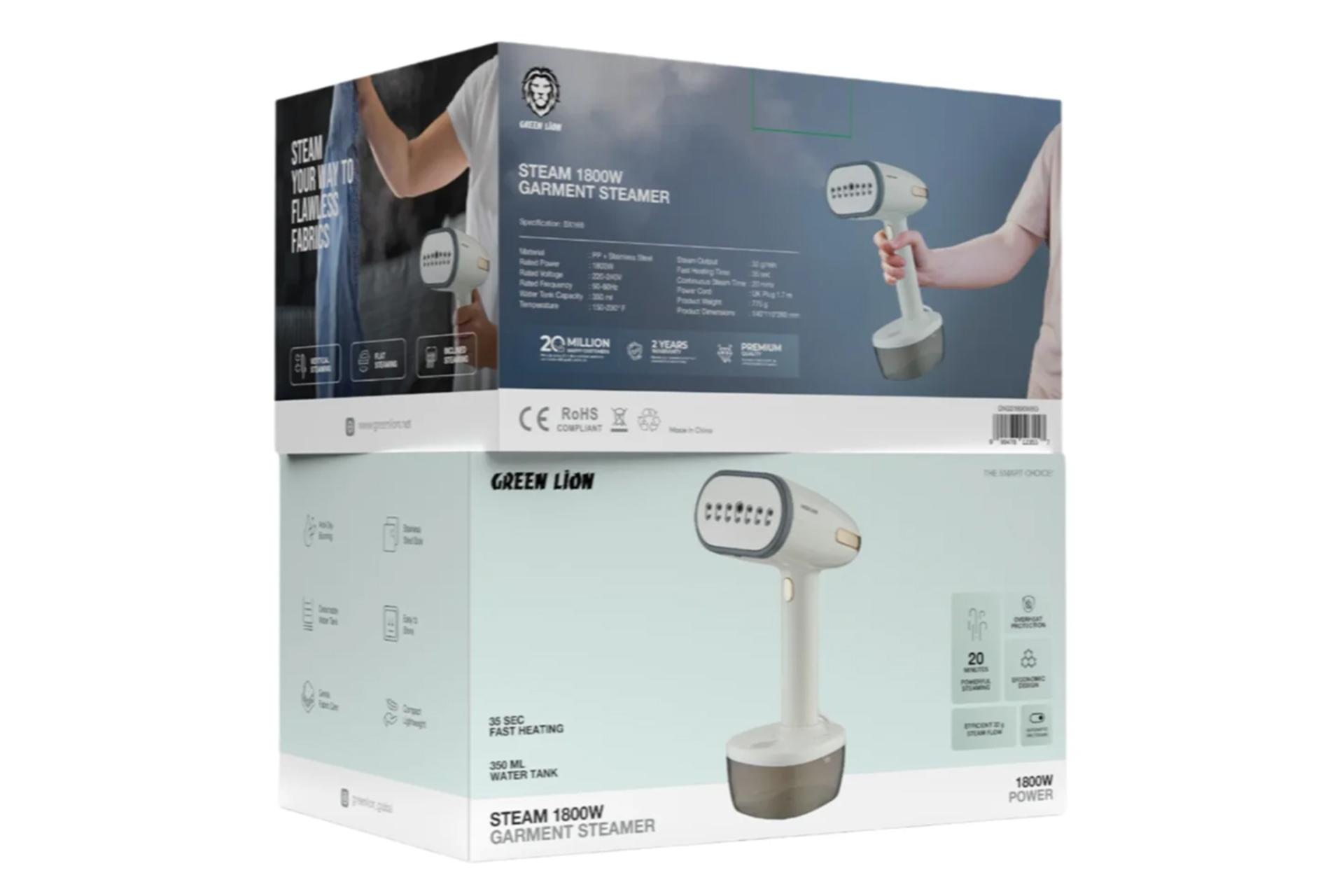 جعبه اتو گرین لیون Steam 1800W Garment Steamer