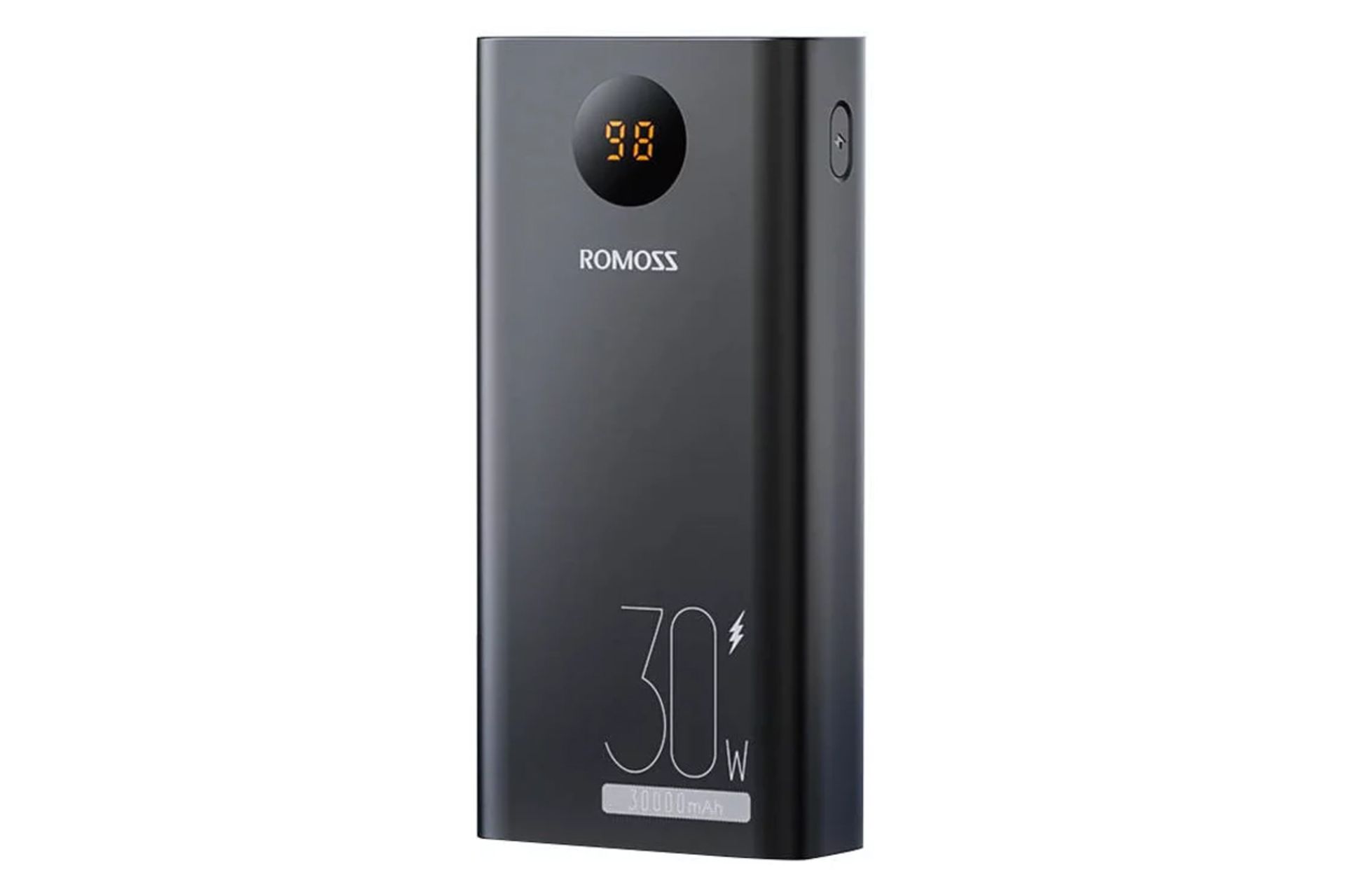 ابعاد و اندازه پاور بانک روموس PEA30 با ظرفیت 30000 میلی‌آمپر ساعت