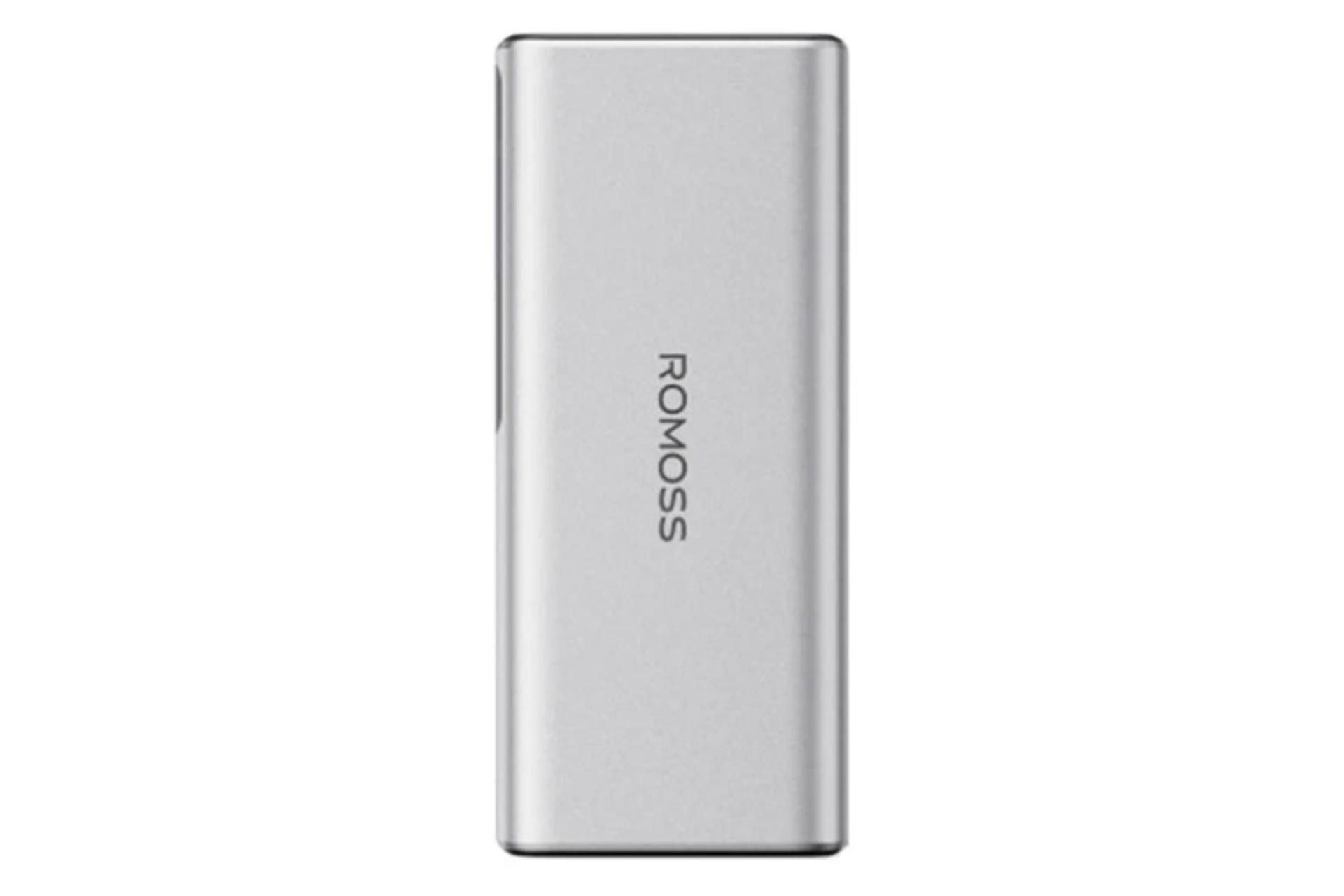 ابعاد و اندازه پاور بانک روموس PPU10 با ظرفیت 10000 میلی‌آمپر ساعت