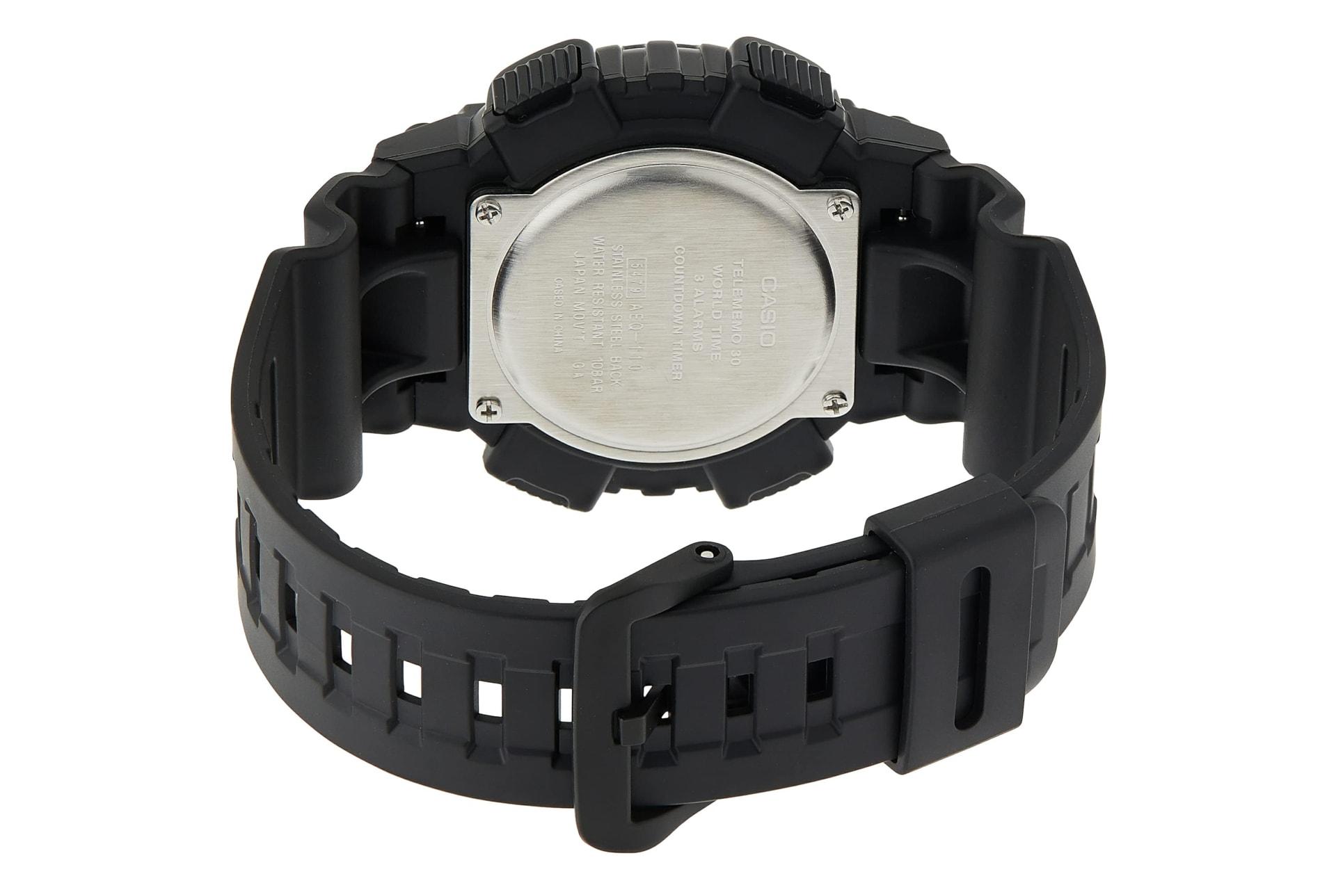 پشت ساعت مچی مردانه کاسیو Casio Standard AEQ-110BW-9AV