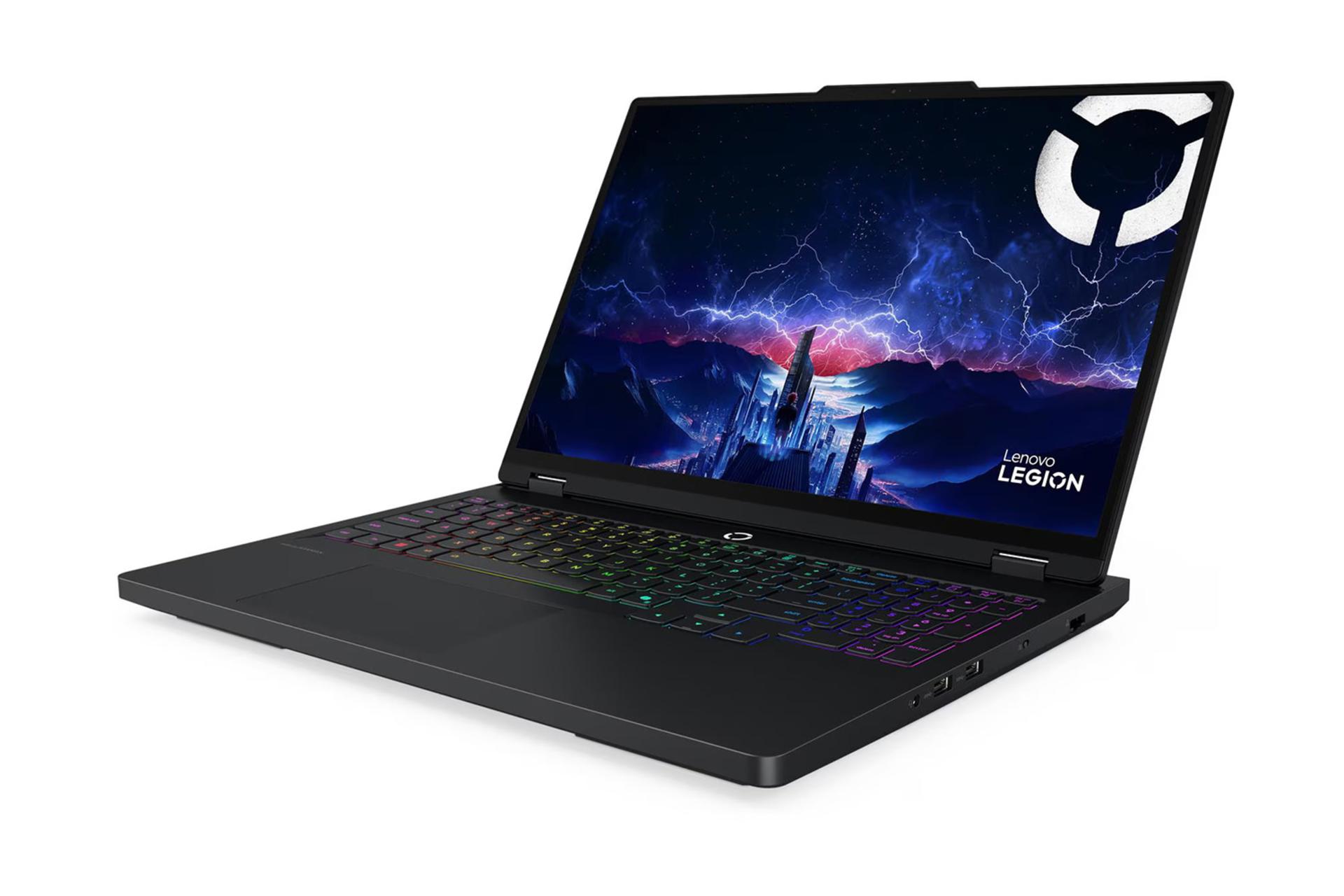 لپ تاپ لنوو Lenovo Legion Pro 5 16IRX10 نمای جلو و راست