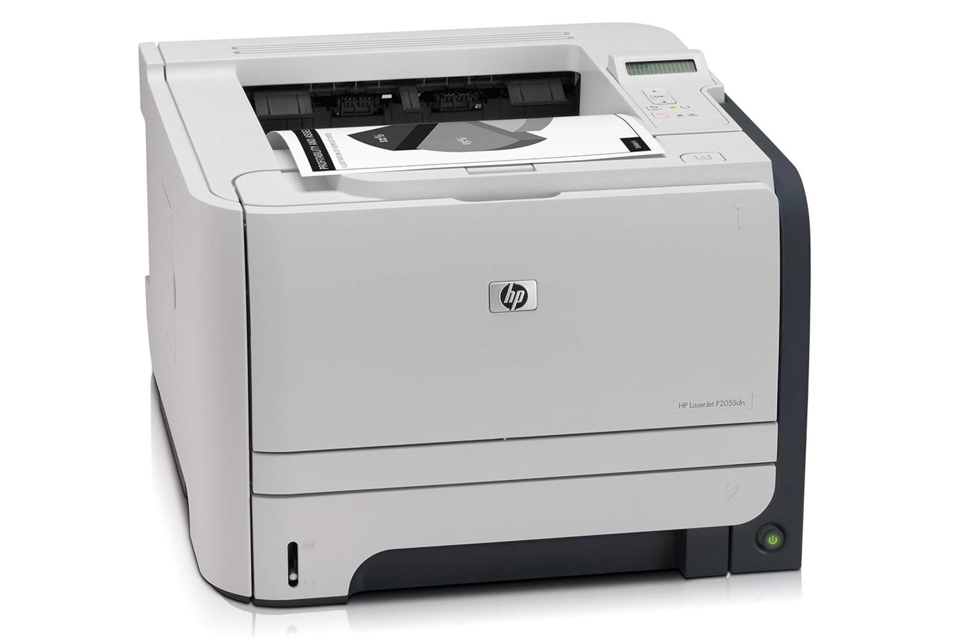 نمای سمت چپ پرینتر اچ پی LaserJet P2055