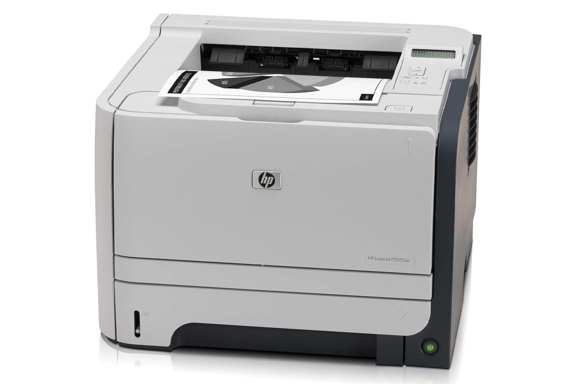 نمای سمت راست پرینتر اچ پی LaserJet P2055