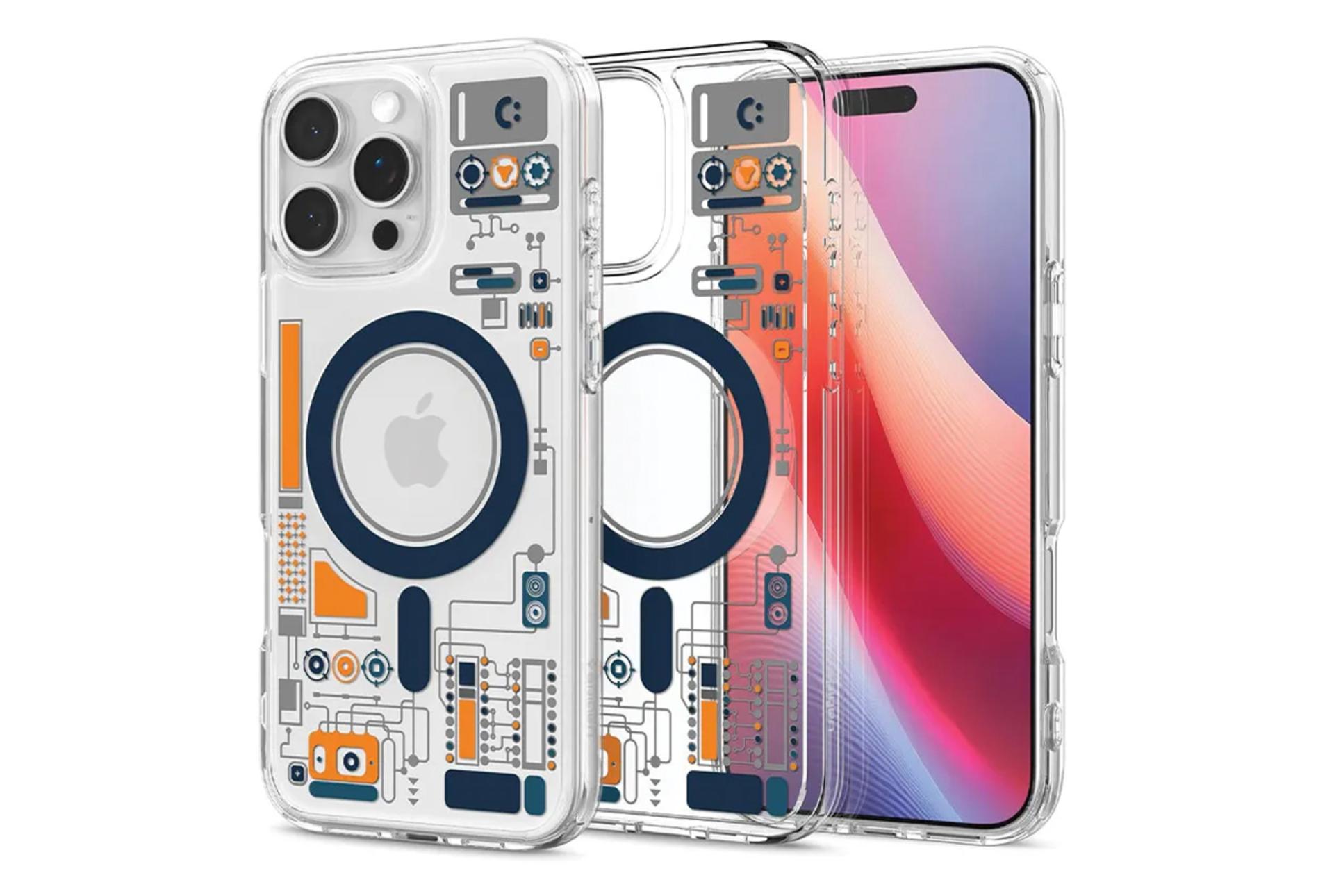 قاب گوشی اسپیگن مدل Ultra Hybrid MagFit Analogue مناسب اپل iPhone 16 Pro Max