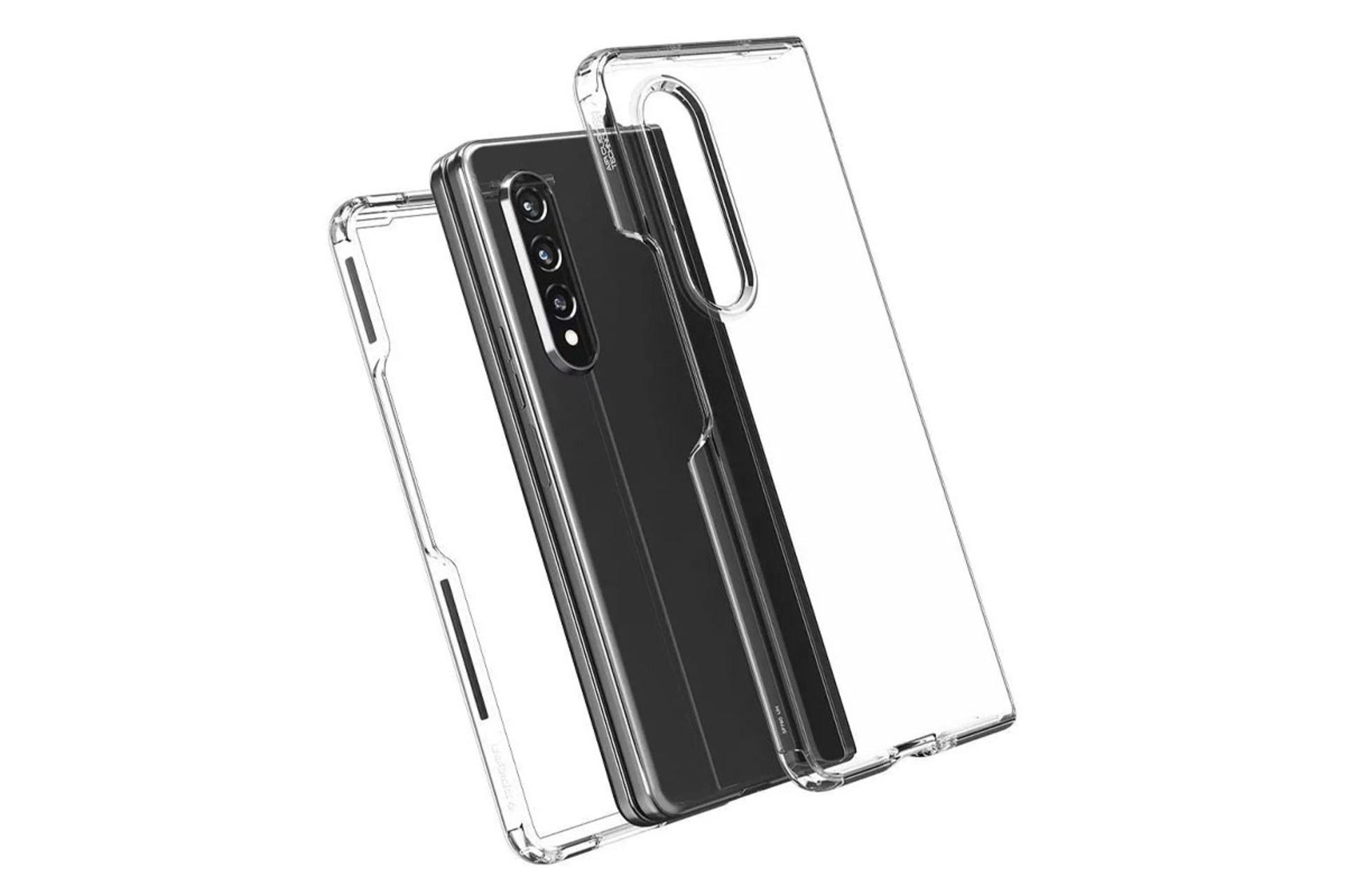 شفافیت قاب گوشی اسپیگن مدل Ultra Hybrid مناسب سامسونگ Galaxy Z Fold3