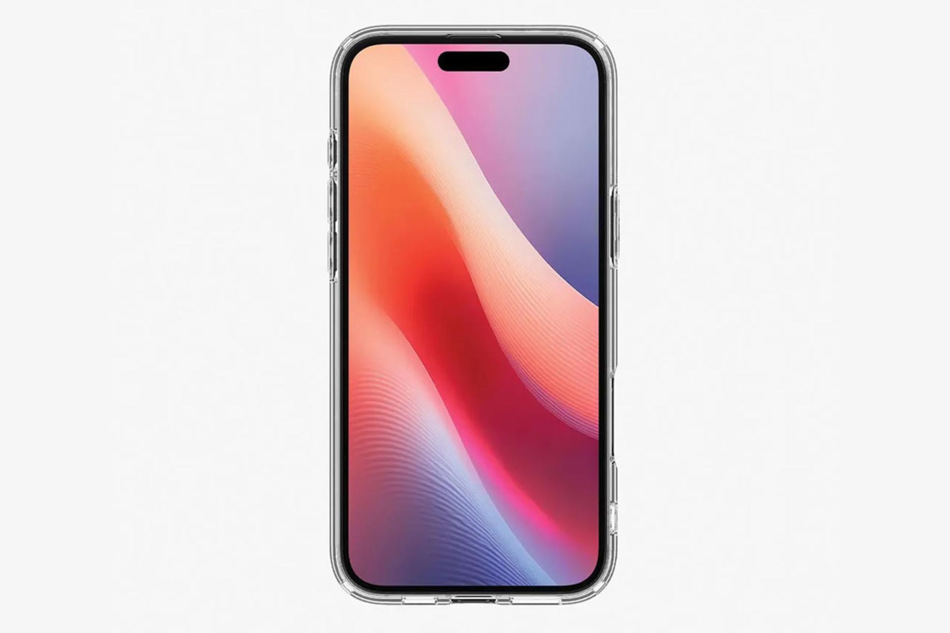 قاب گوشی اسپیگن مدل Ultra Hybrid MagFit مناسب اپل iPhone 16 نمای روبرو