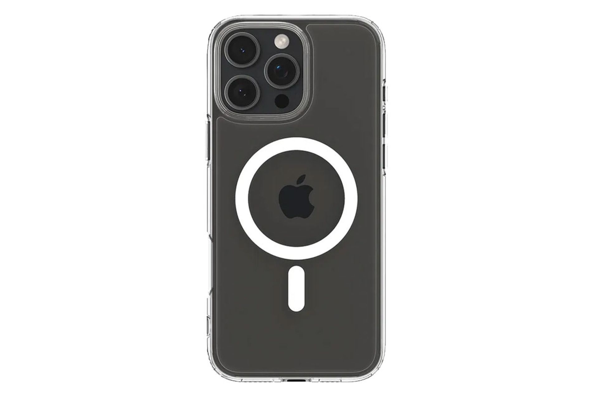 نمای پشت قاب گوشی اسپیگن مدل Ultra Hybrid MagFit مناسب اپل iPhone 16 Pro