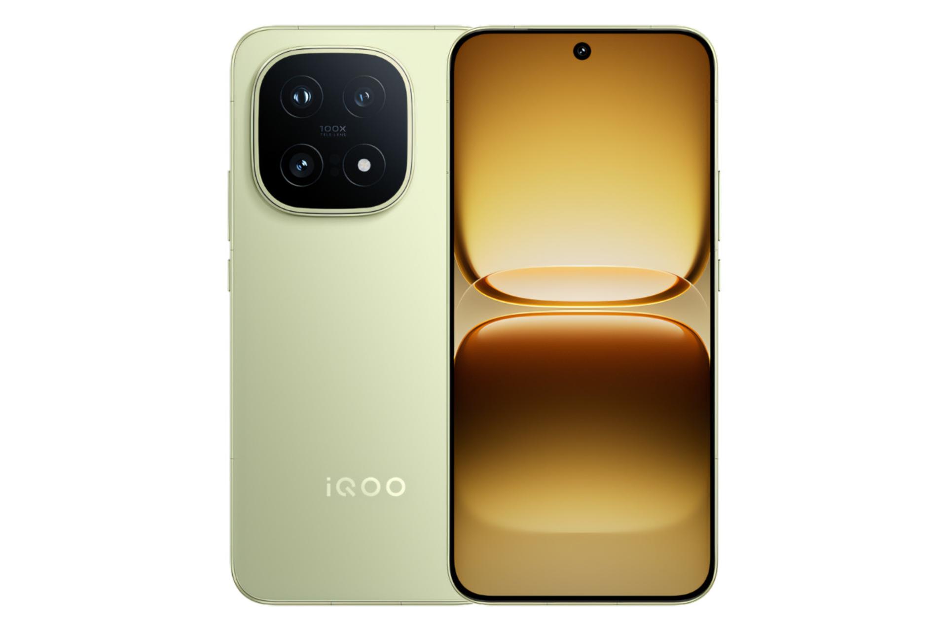 پنل جلو و پشت گوشی موبایل ویوو vivo iQOO 15 سبز