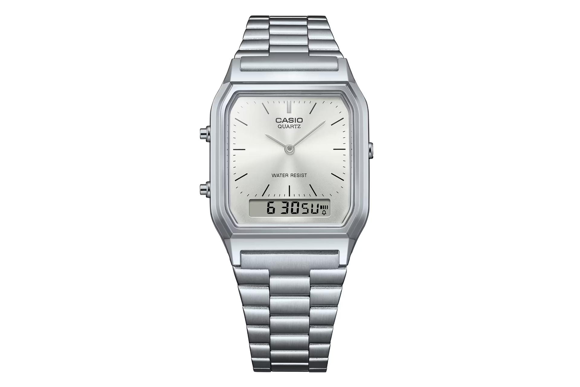 ساعت مچی زنانه کاسیو Casio Vintage AQ-230A-7AMQY از نمای روبرو