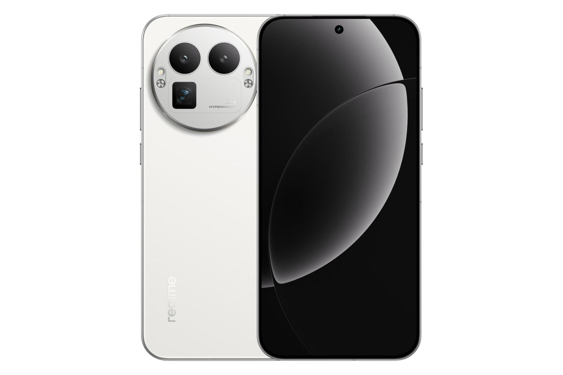 پنل جلو و پشت گوشی موبایل ریلمی GT8 پرو نسخه چین سفید / Realme GT8 Pro China