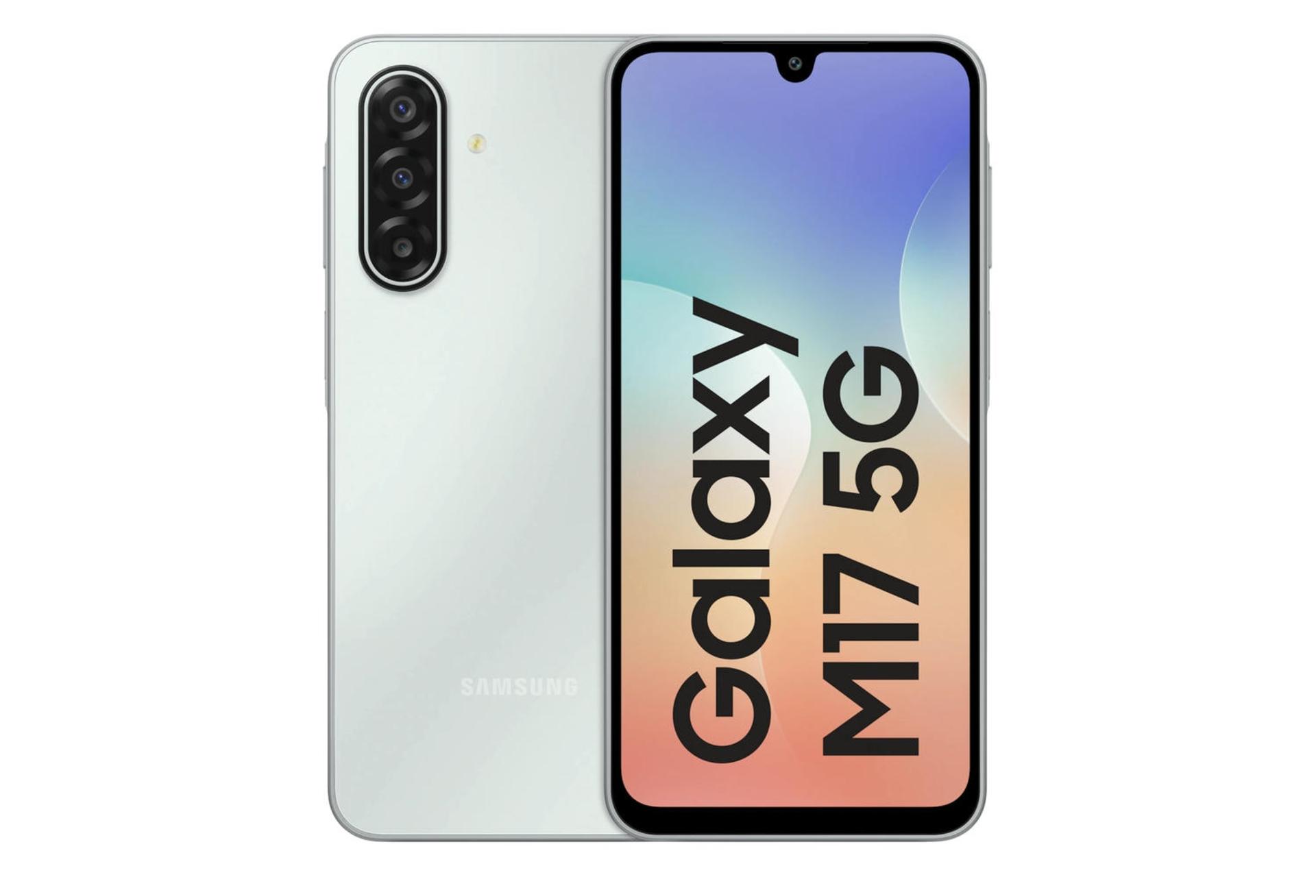 پنل جلو و پشت گوشی موبایل گلکسی M17 سامسونگ نقره ای / Samsung Galaxy M17