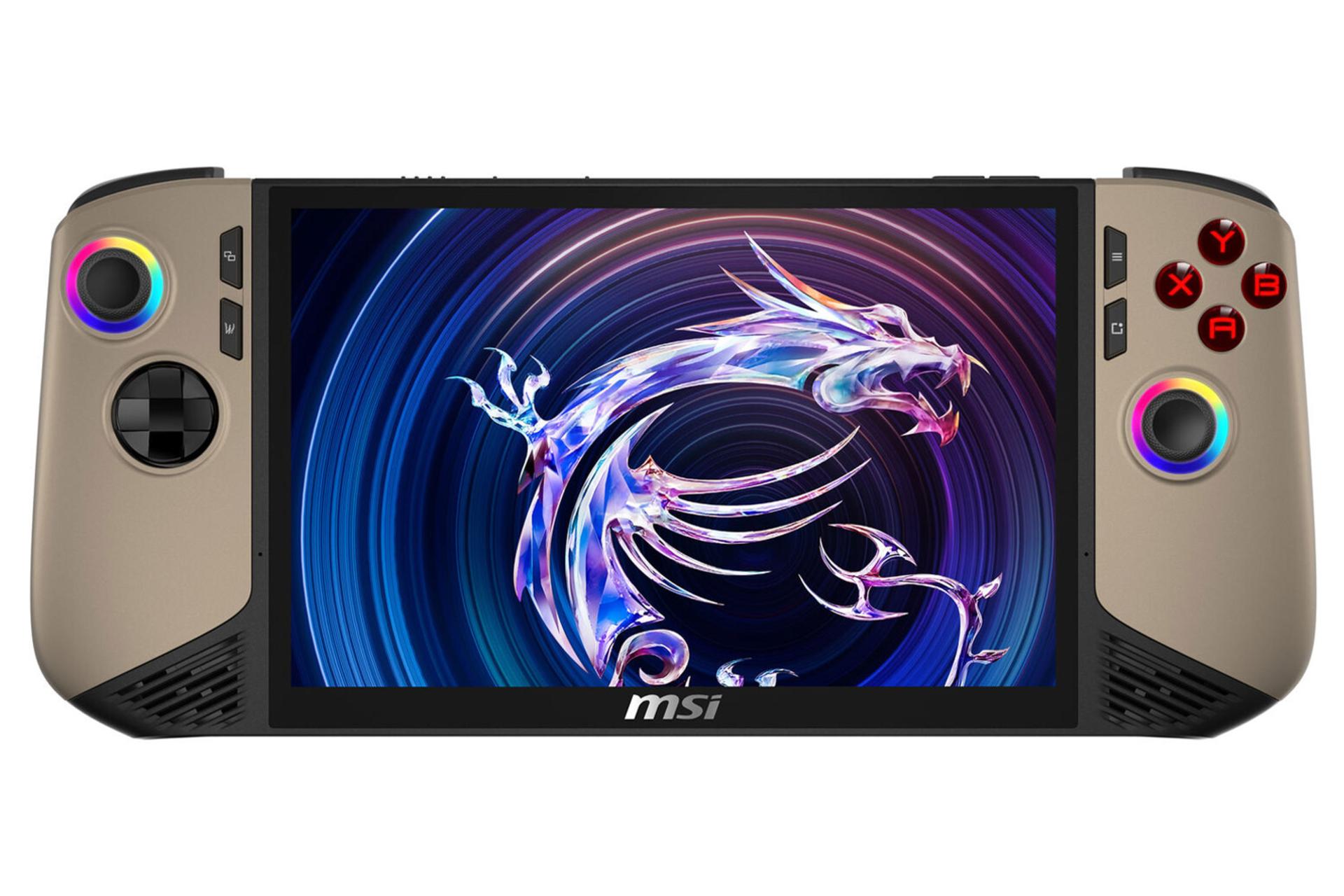 کنسول بازی ام اس آی Claw 8 AI+ A2VM رنگ طلایی