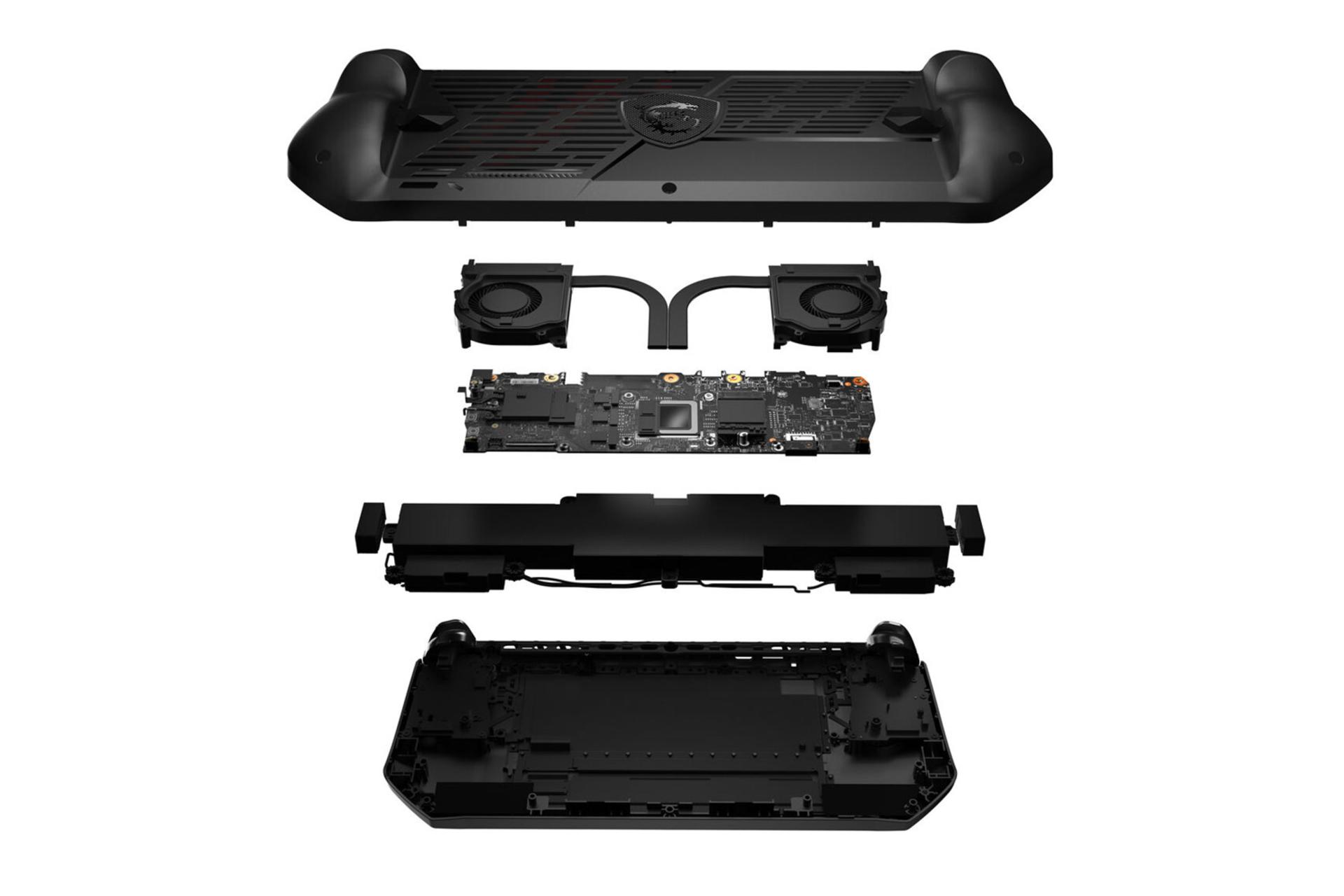 نمای داخل کنسول بازی ام اس آی Claw 7 AI+ A2VM