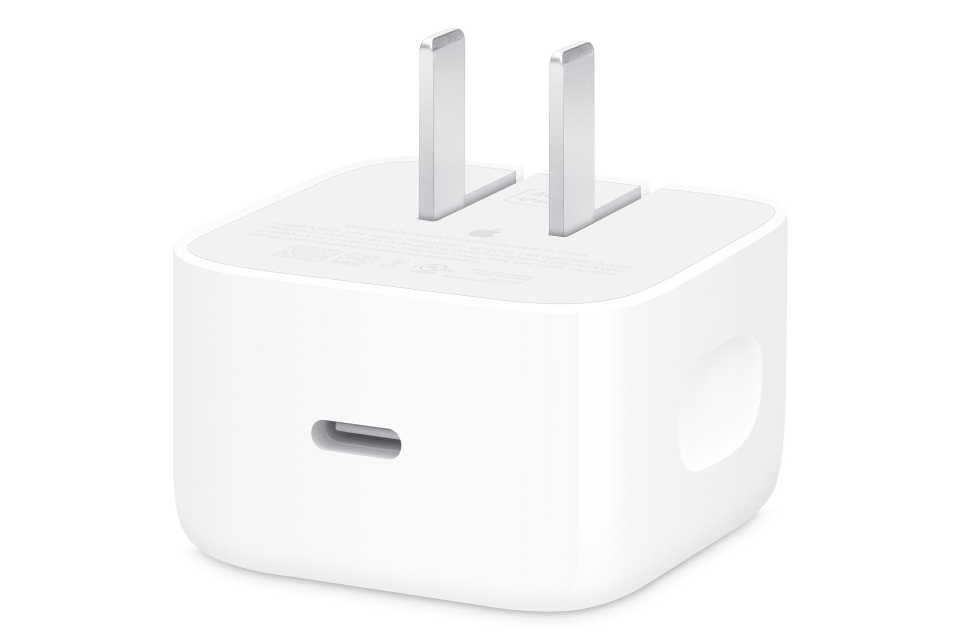 شارژر اپل Apple 40W Dynamic Power Adapter with 60W Max