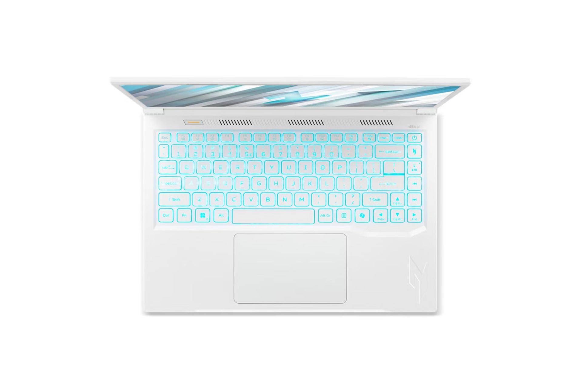 لپ تاپ ایسر Acer Nitro V 14 ANV14-61-R9VY نمای بالا و کیبورد