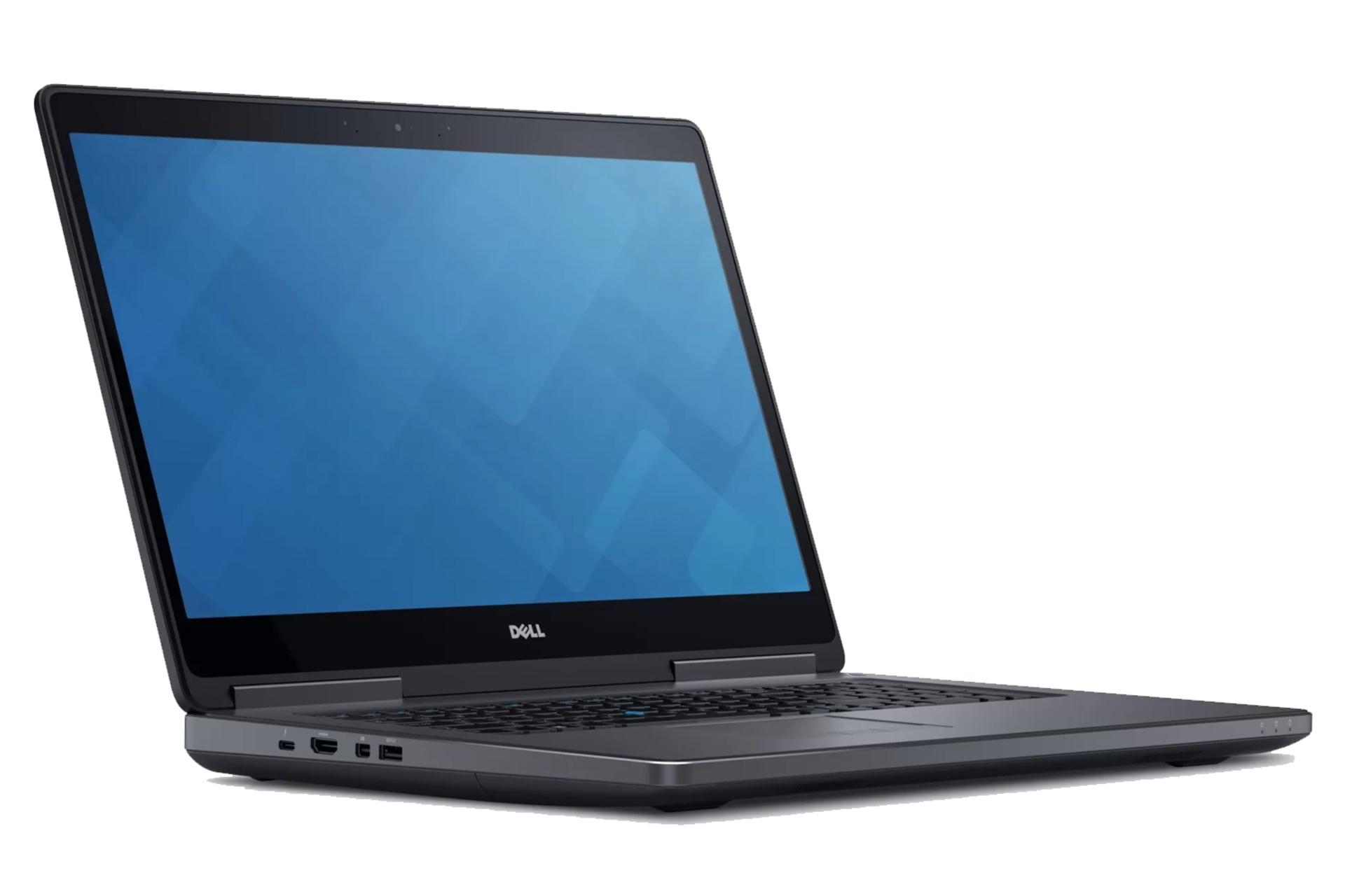 نمای سمت چپ لپ تاپ Precision 7720 دل 