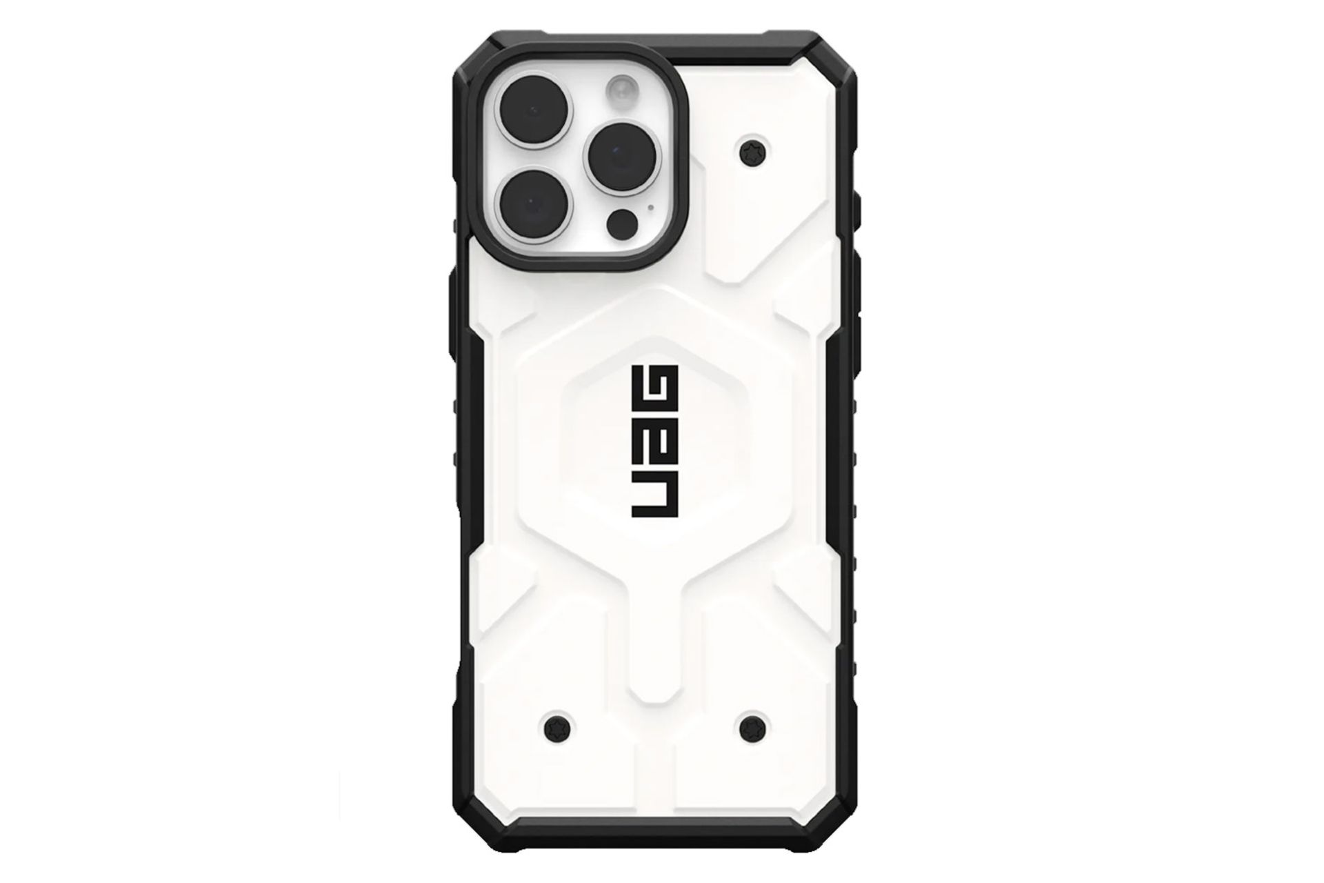 قاب گوشی یو ای جی مدل Pathfinder مناسب اپل iPhone 16 Pro Max رنگ سفید