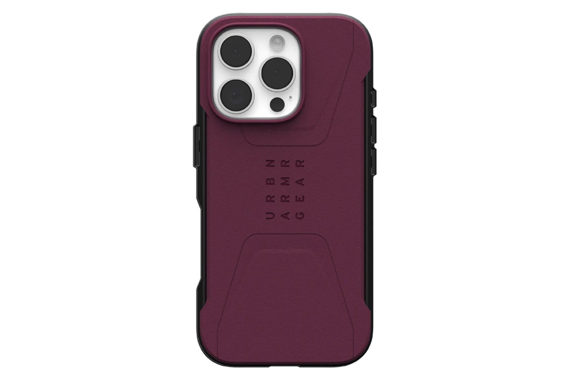 قاب گوشی یو ای جی مدل Civilian مناسب اپل iPhone 16 Pro رنگ قرمز