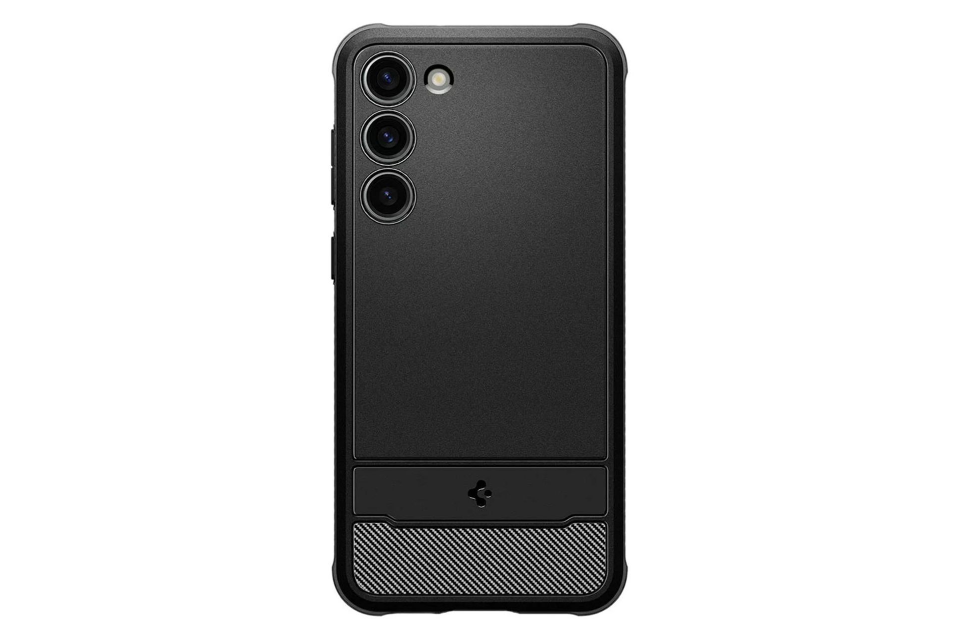 نمای پشت قاب گوشی اسپیگن مدل Rugged Armor مناسب سامسونگ Galaxy S23 Plus