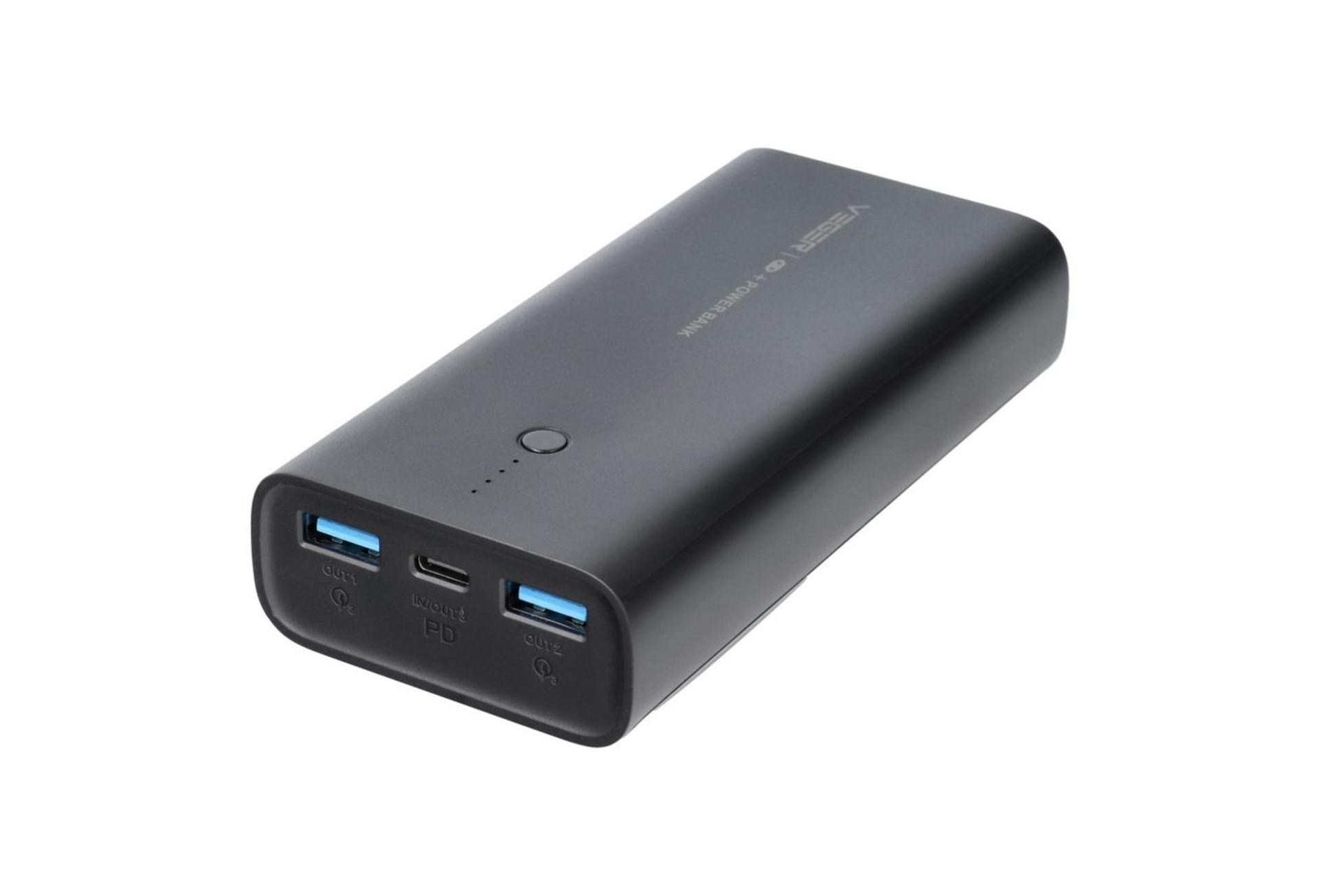 کانکتور و اتصال پاور بانک وگر ACE100 با ظرفیت 10000 میلی‌آمپر ساعت