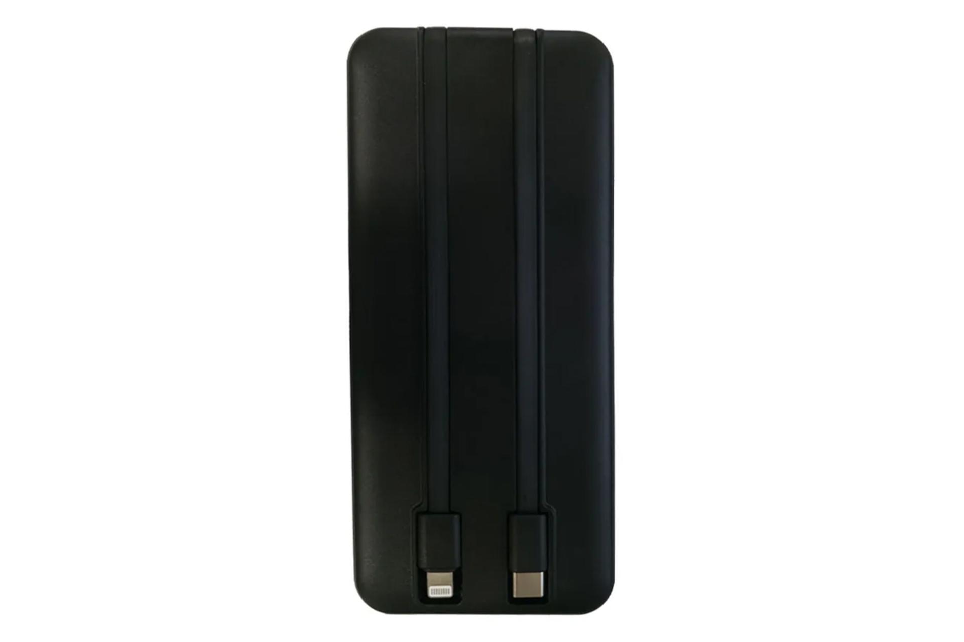 نمای پشت پاور بانک وگر J-Brauv VP-3018 با ظرفیت 30000 میلی‌آمپر ساعت