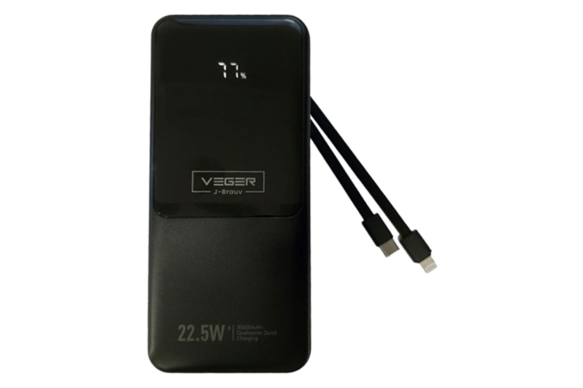 پاور بانک وگر J-Brauv VP-3018 با ظرفیت 30000 میلی‌آمپر ساعت