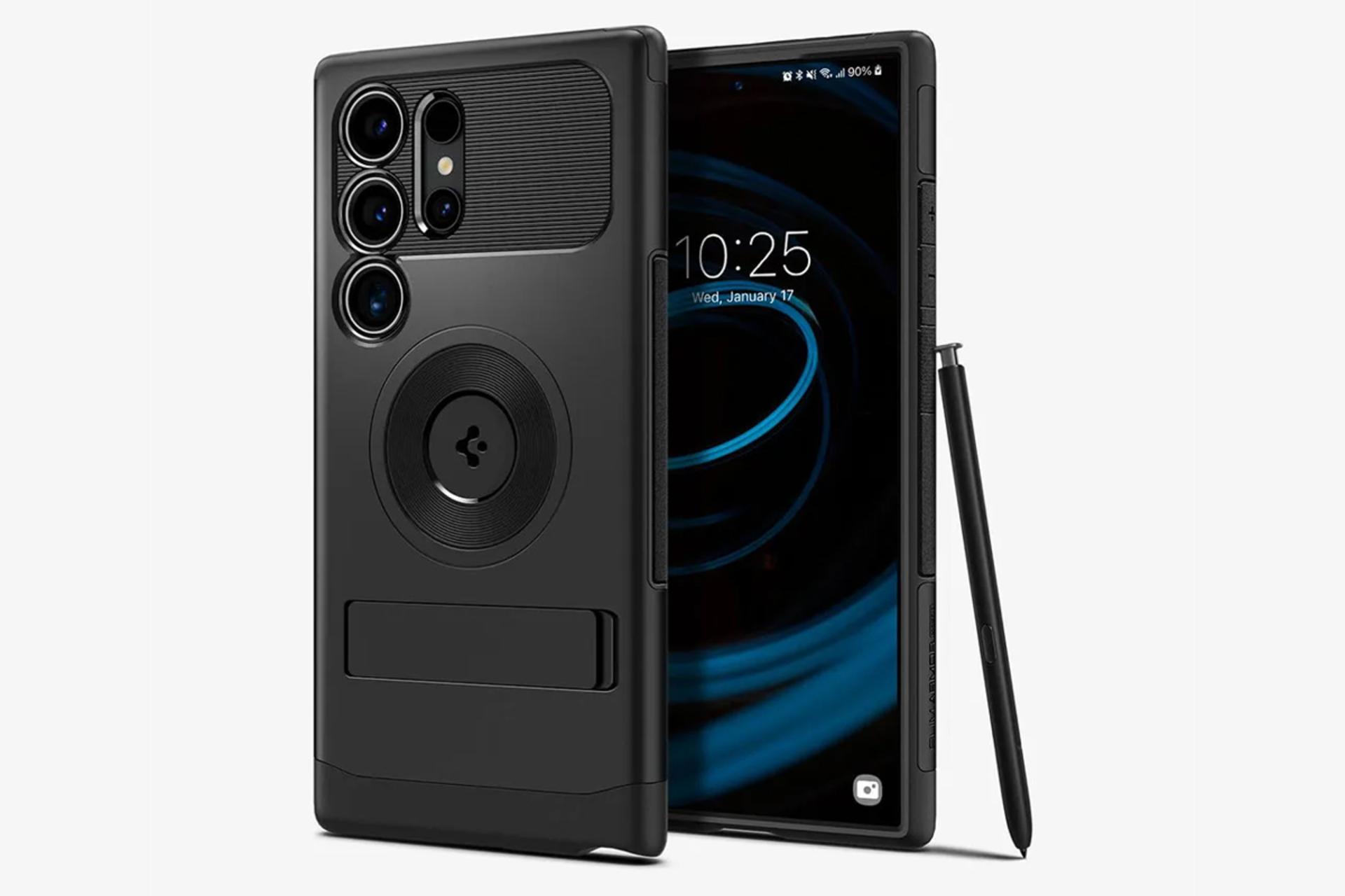 قاب گوشی اسپیگن مدل Slim Armor MagFit مناسب سامسونگ Galaxy S24 Ultra