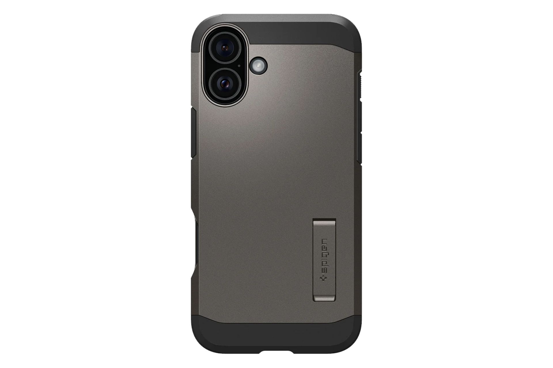 نمای پشت قاب گوشی اسپیگن مدل Tough Armor AI MagFit مناسب اپل iPhone 16