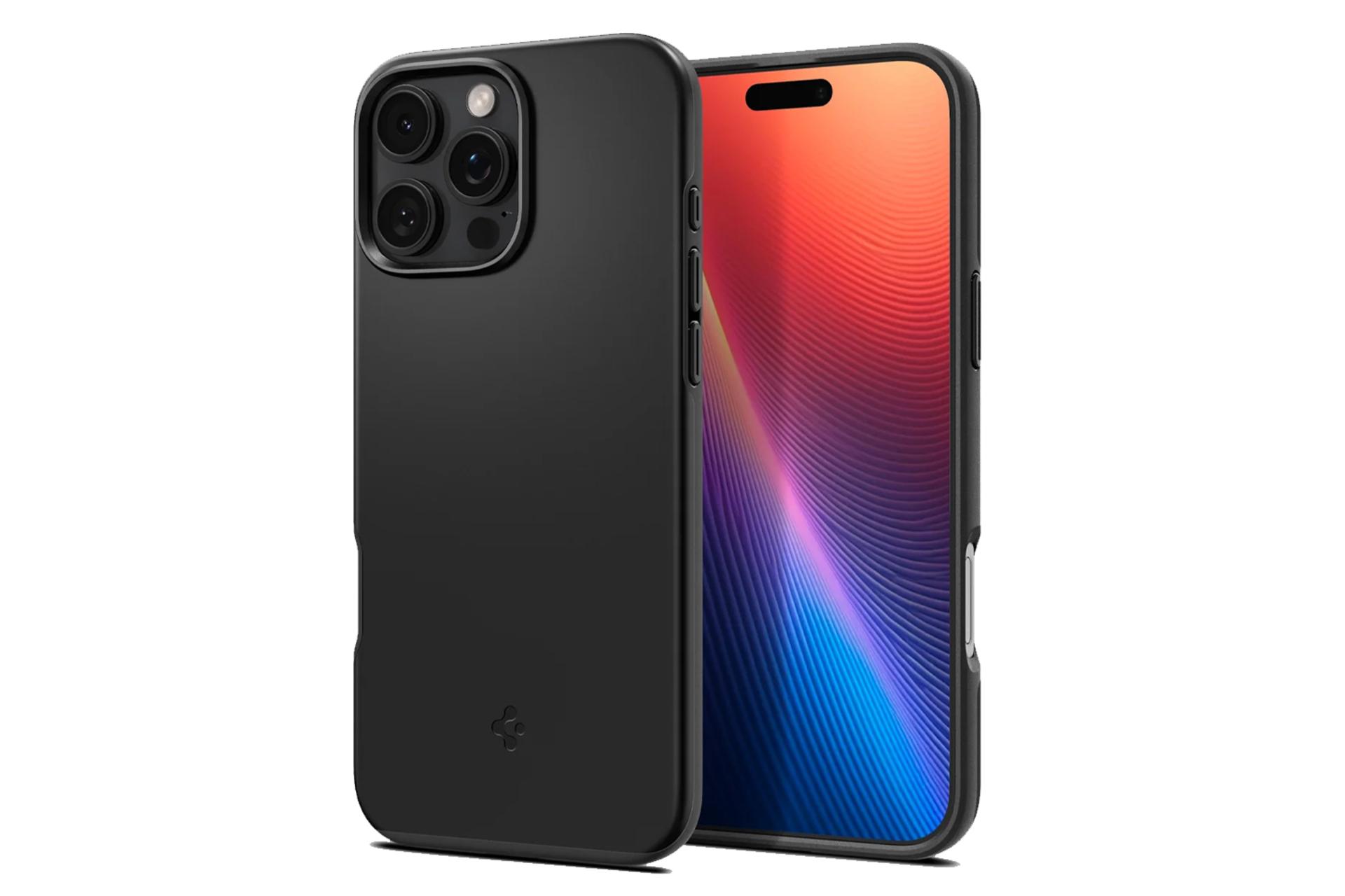 قاب گوشی اسپیگن مدل Thin Fit MagFit مناسب اپل iPhone 16 Pro
