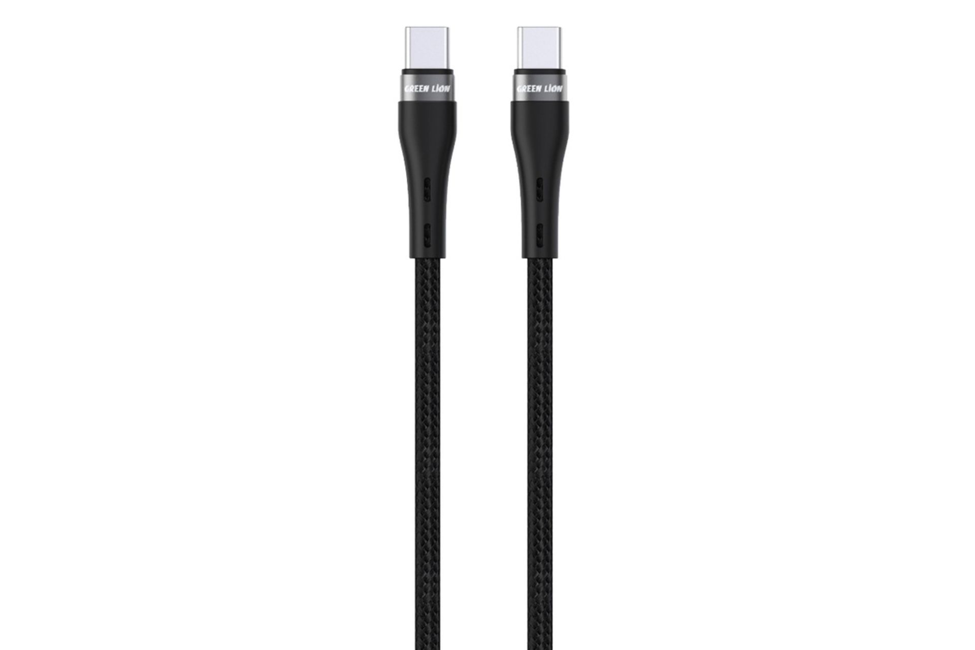 کابل شارژ USB گرین لیون Type-C به Type-C مدل GNBRUSCTCBK با طول 1 متر