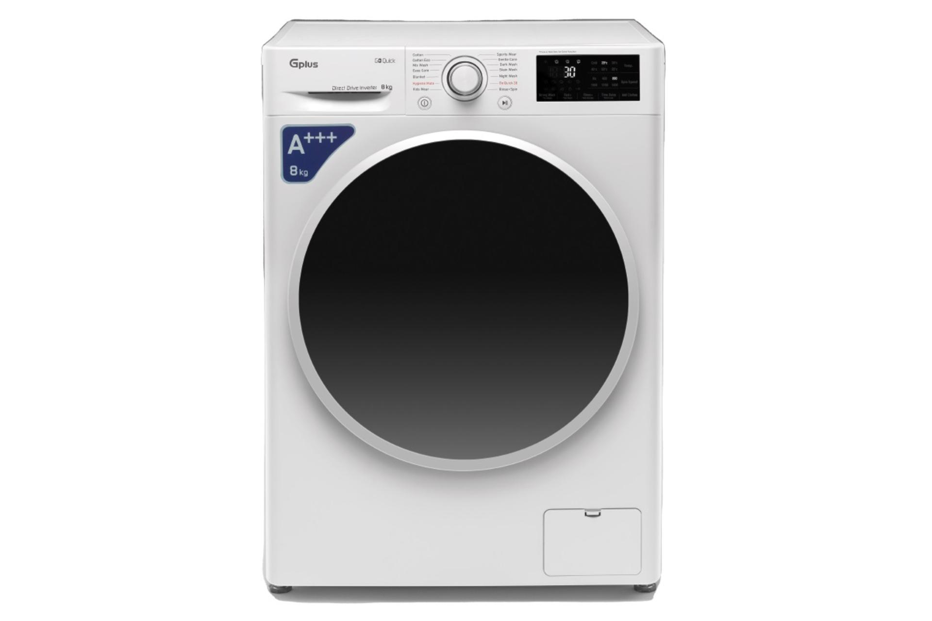 ماشین لباسشویی جی پلاس GWM-R870 نمای روبرو