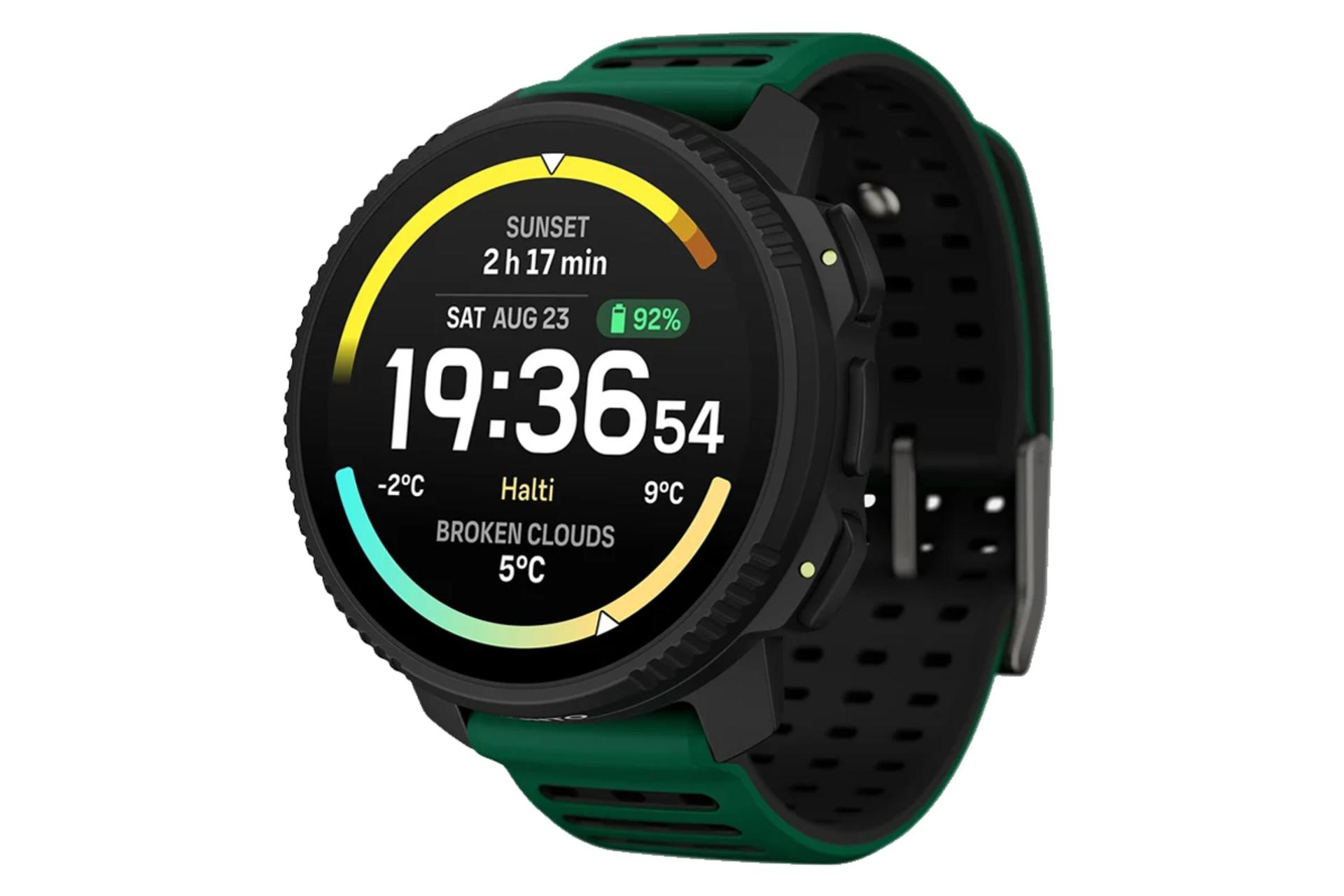 ساعت هوشمند سونتو Vertical 2 استیل رنگ سبز