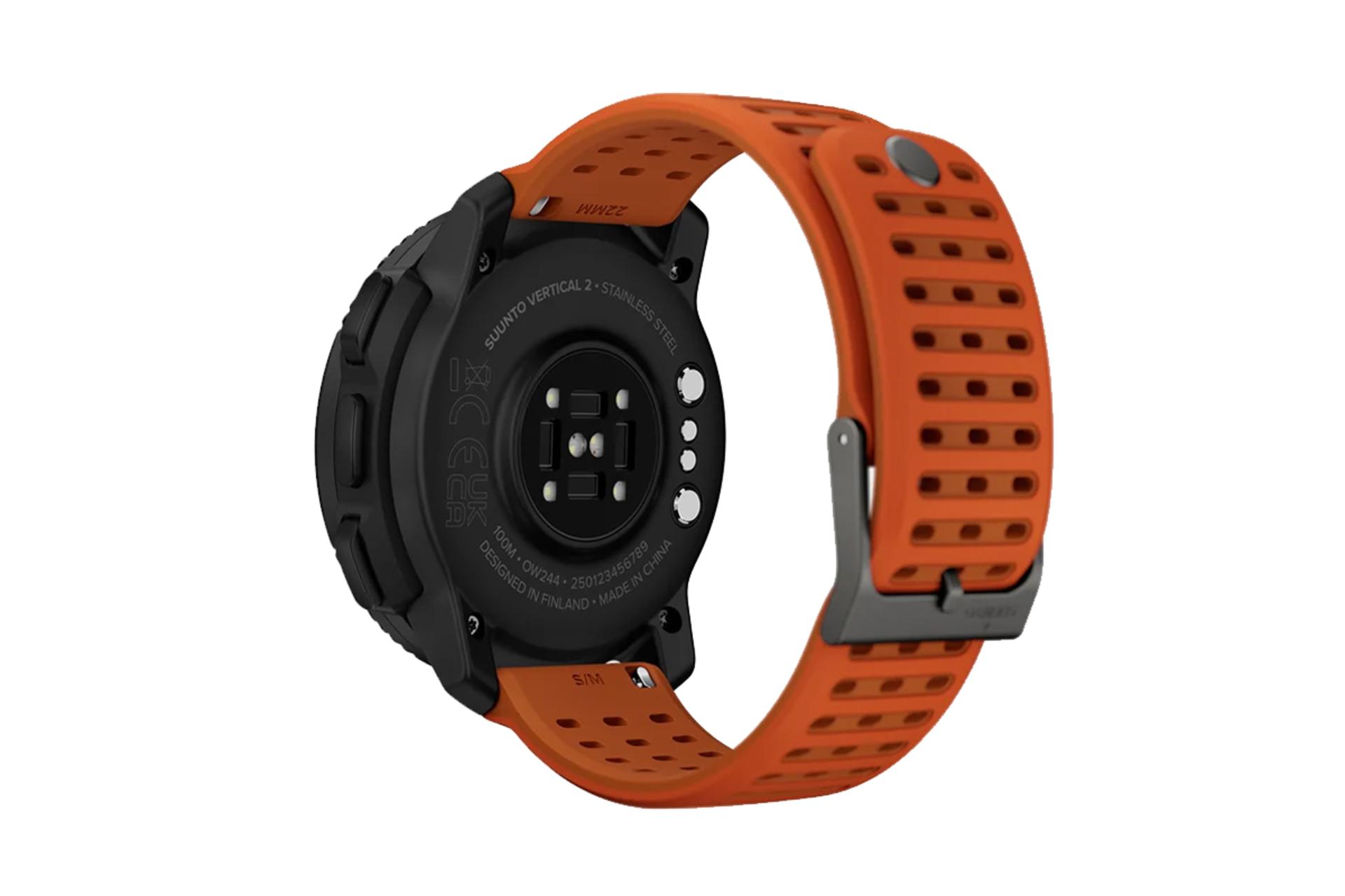 نمای پشت ساعت هوشمند سونتو Vertical 2 استیل