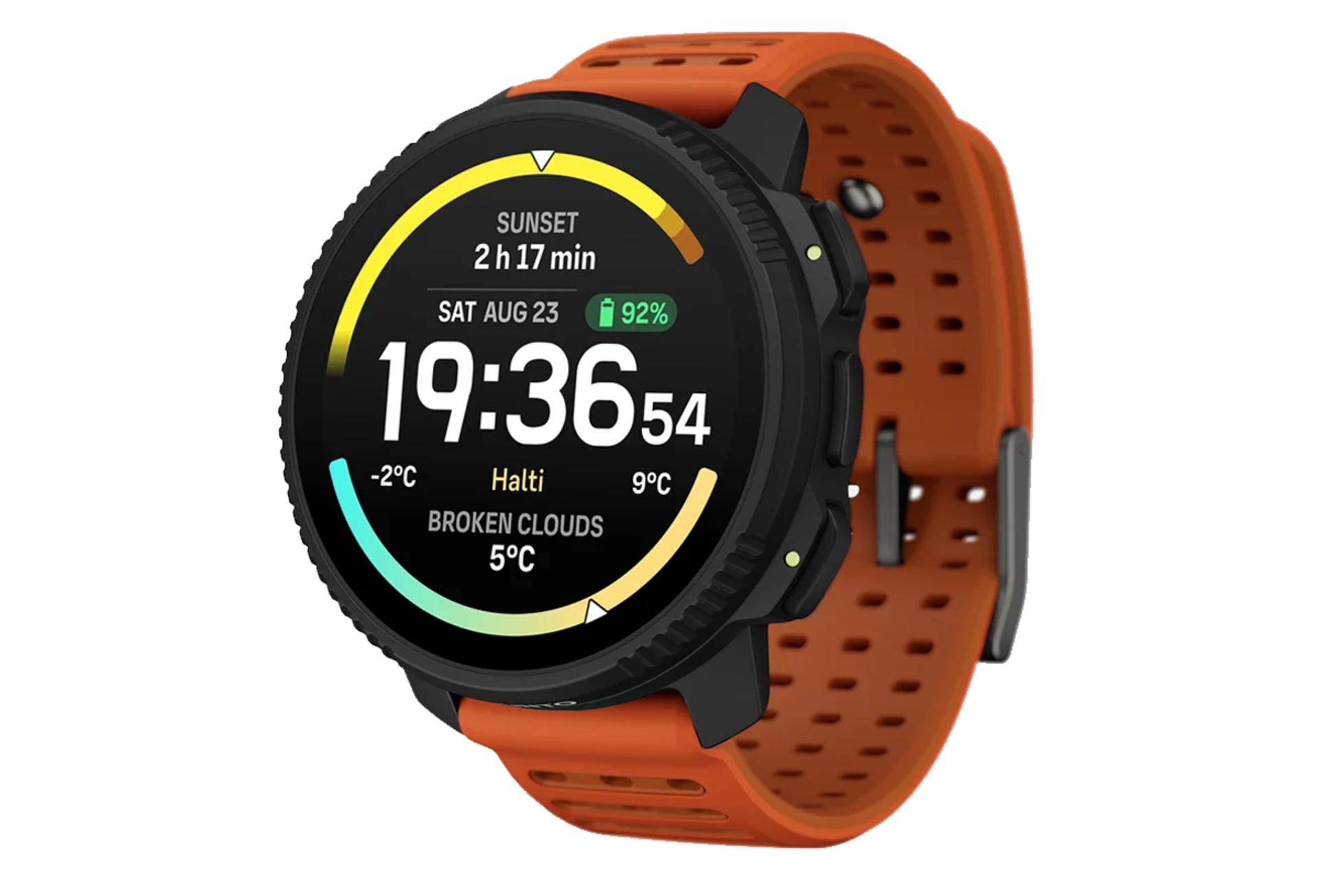 ساعت هوشمند سونتو Vertical 2 استیل رنگ نارنجی