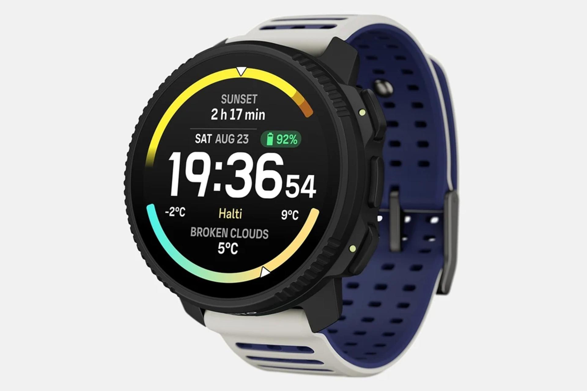 ساعت هوشمند سونتو Vertical 2 استیل رنگ خاکستری