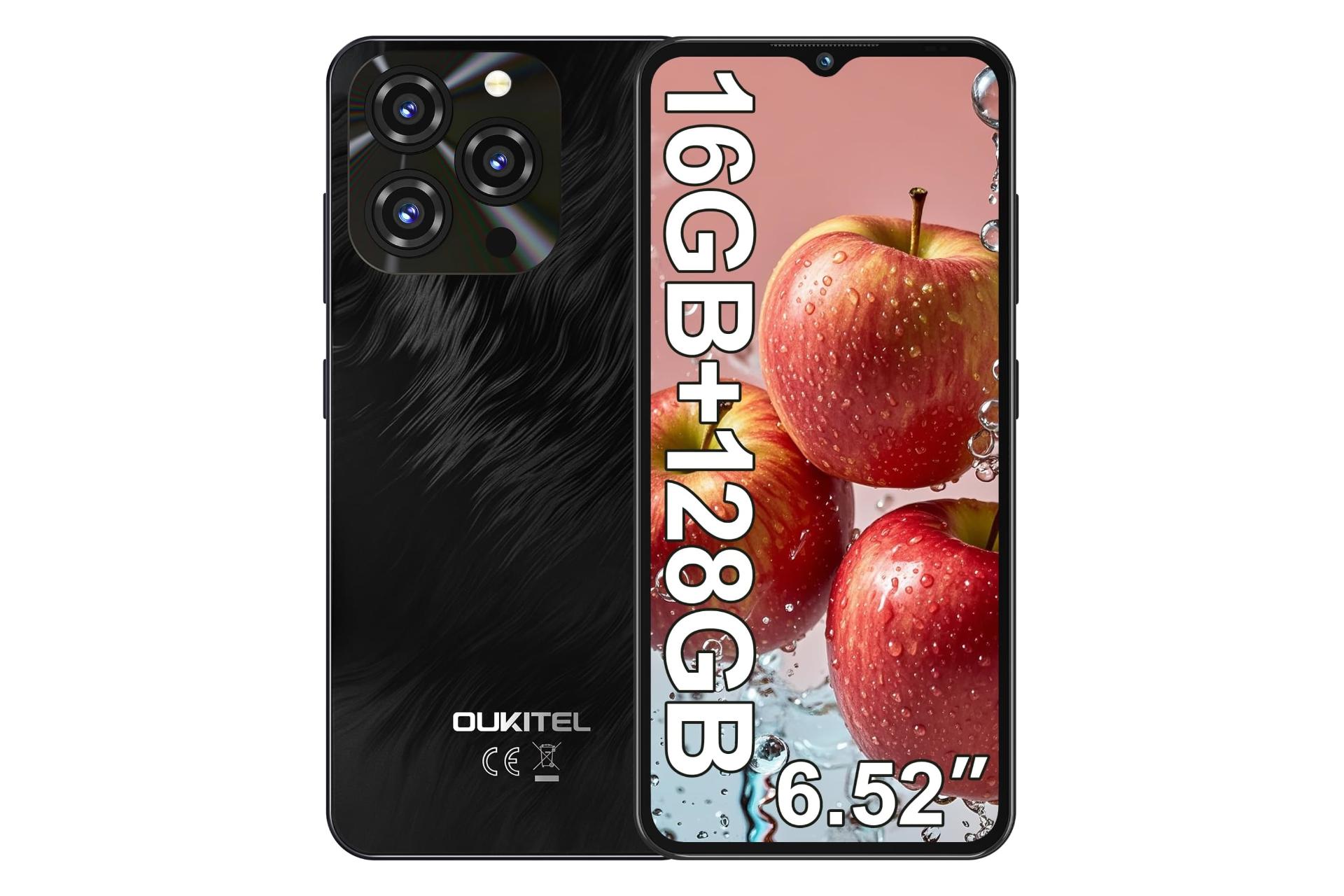 پنل جلو و پشت گوشی موبایل اوکیتل C3 نسخه 2025 مشکی / Oukitel C3 2025