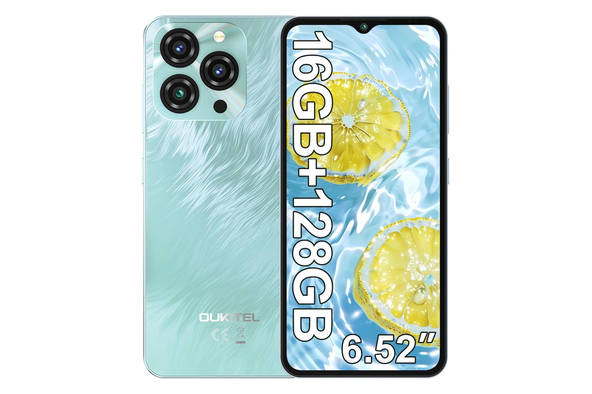 پنل جلو و پشت گوشی موبایل اوکیتل C3 نسخه 2025 آبی / Oukitel C3 2025