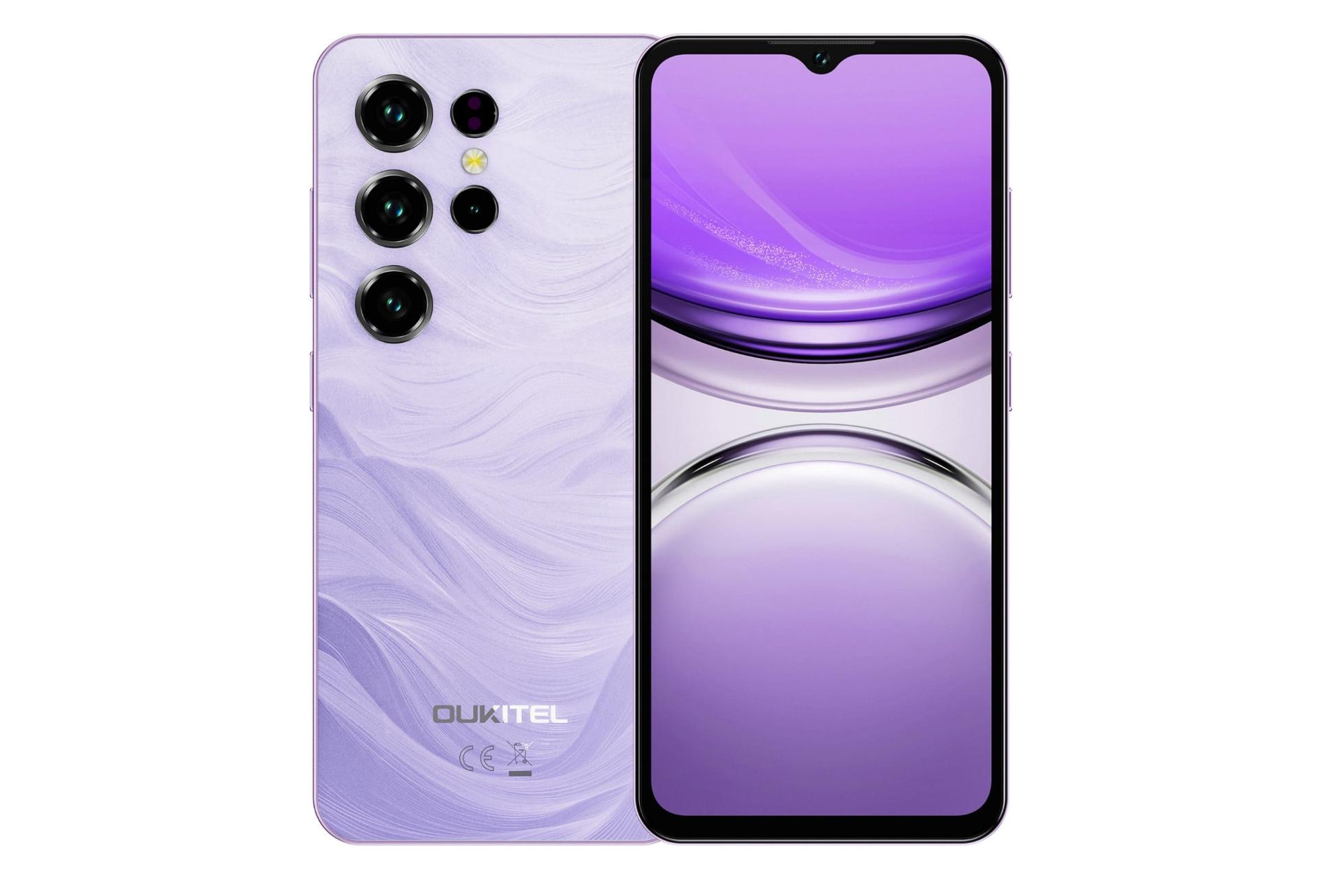 پنل جلو و پشت گوشی موبایل اوکیتل C2 نسخه 2025 ارغوانی / Oukitel C2 2025