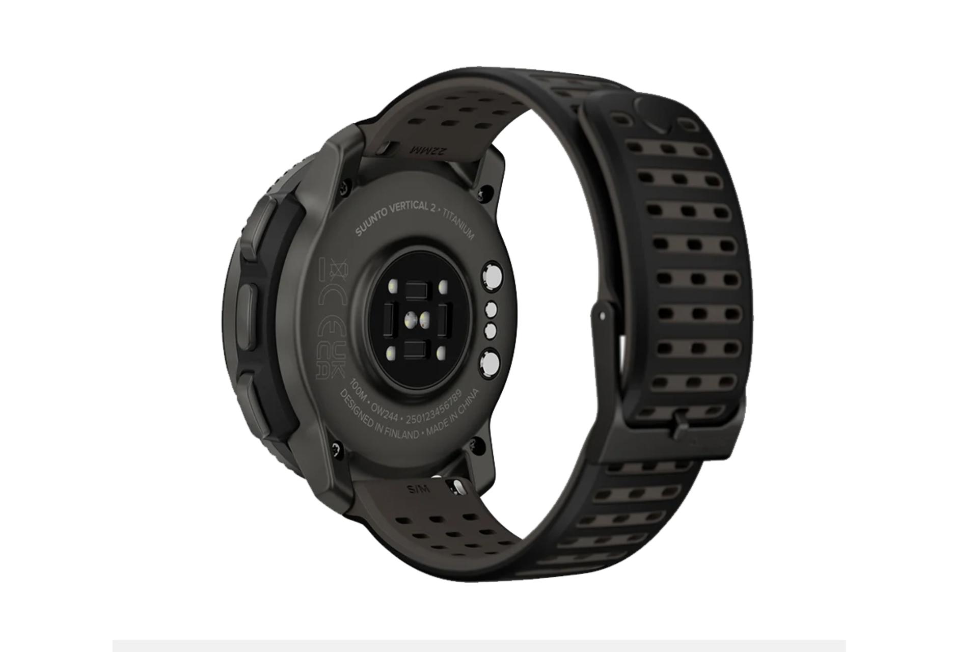 نمای پشت ساعت هوشمند سونتو Vertical 2 تیتانیوم