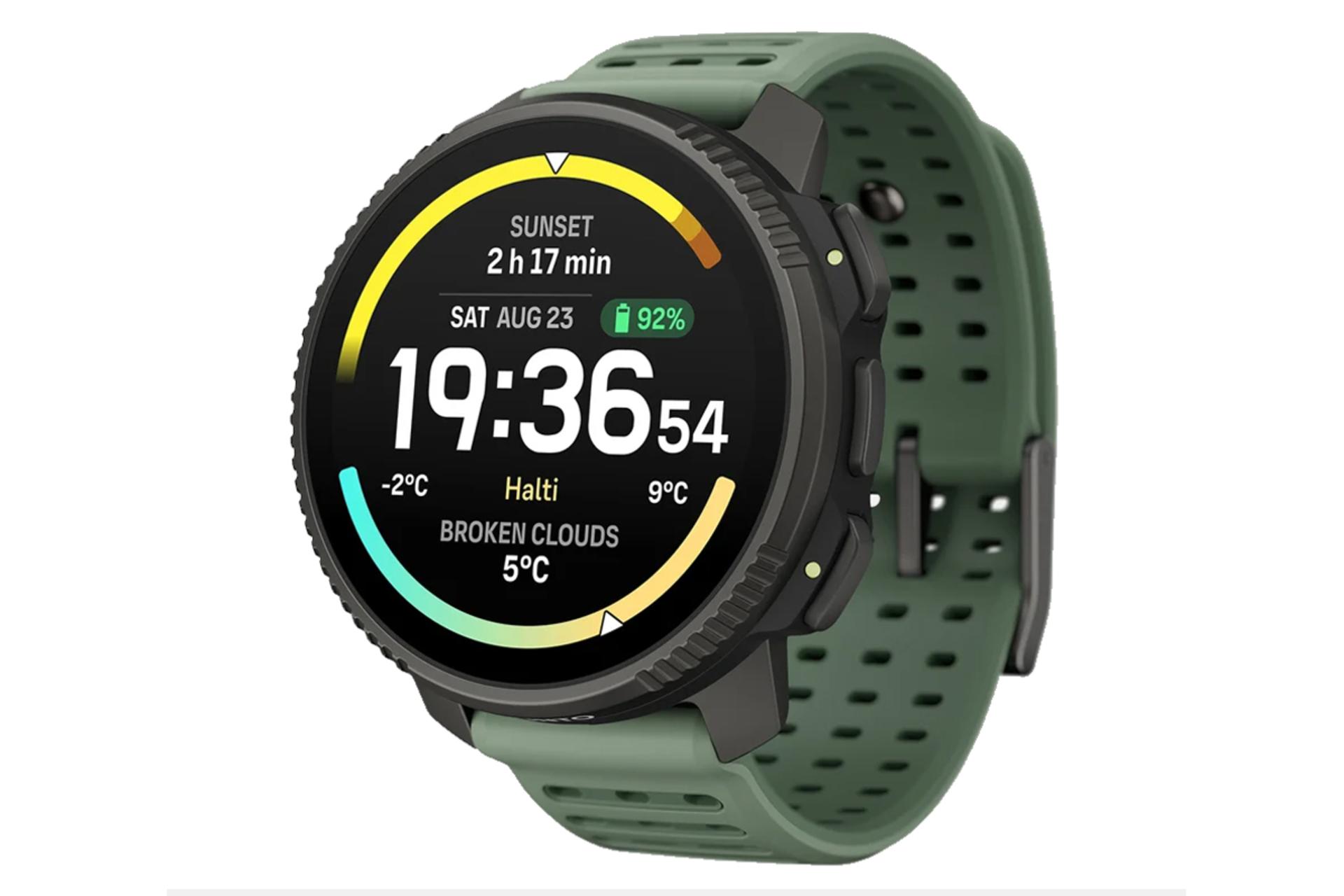 ساعت هوشمند سونتو Vertical 2 تیتانیوم رنگ سبز